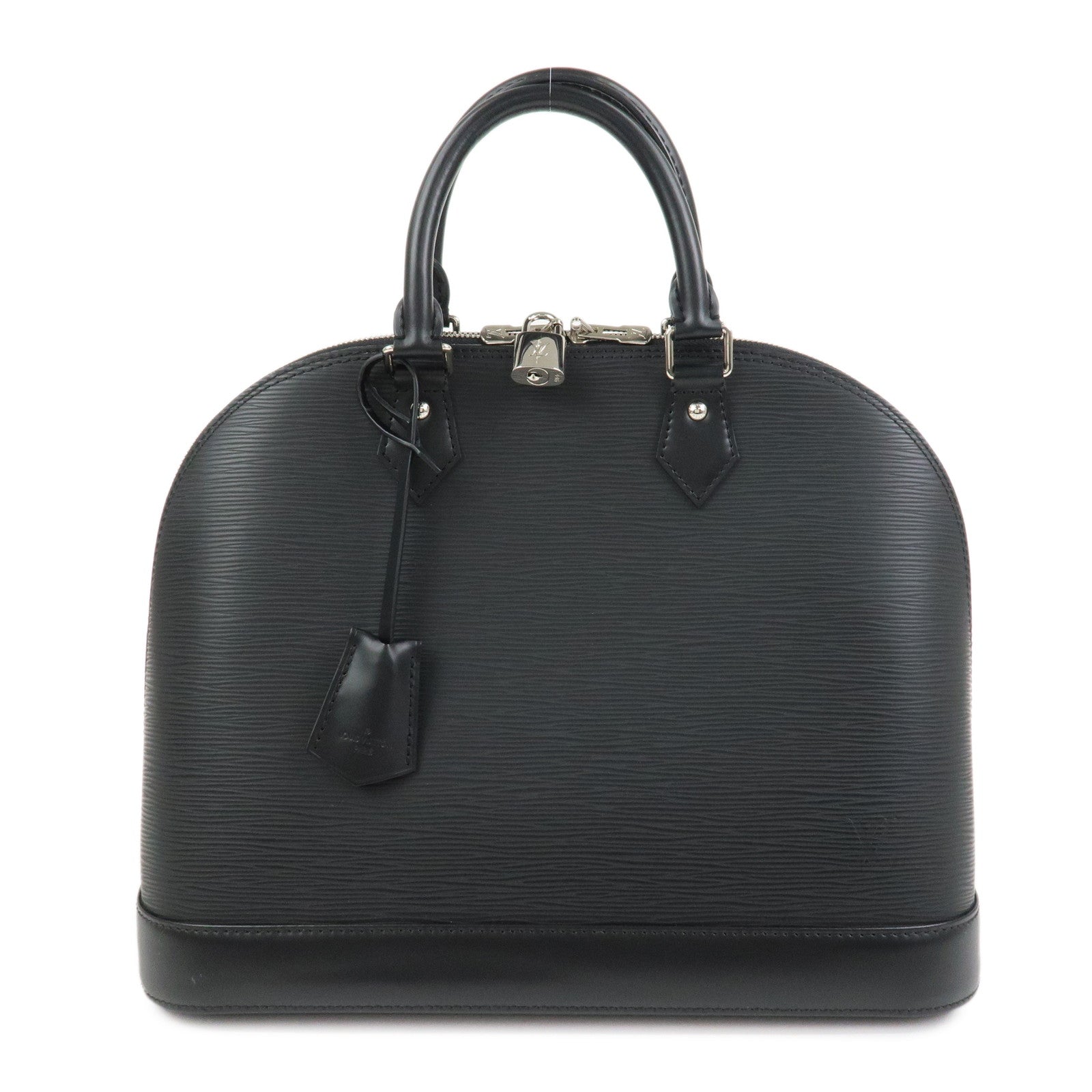 Louis Vuitton Epi Leather Alma MM Hand Bag Noir Black M40872