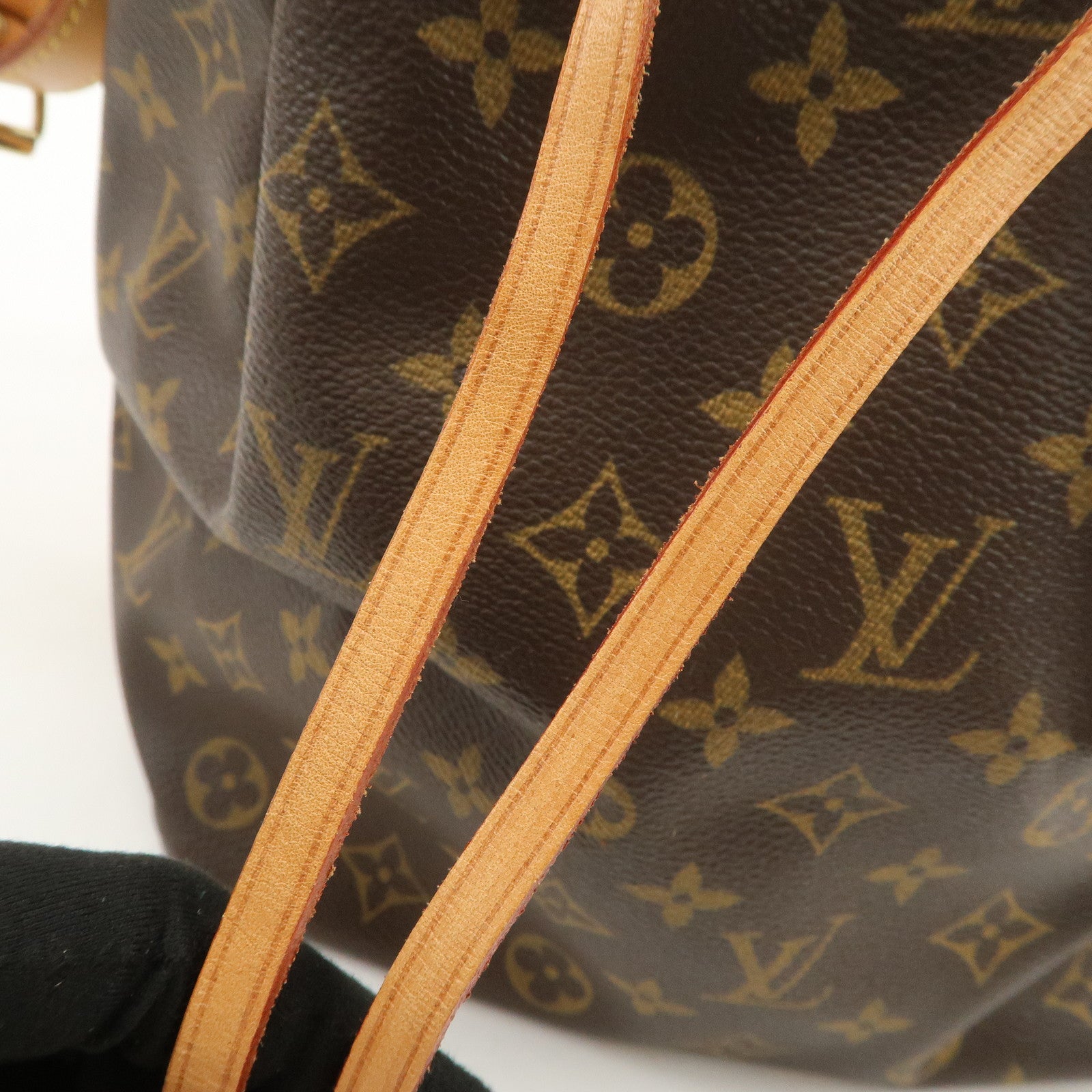 Louis Vuitton Monogram Petit Noe Shoulder Bag Brown M42226
