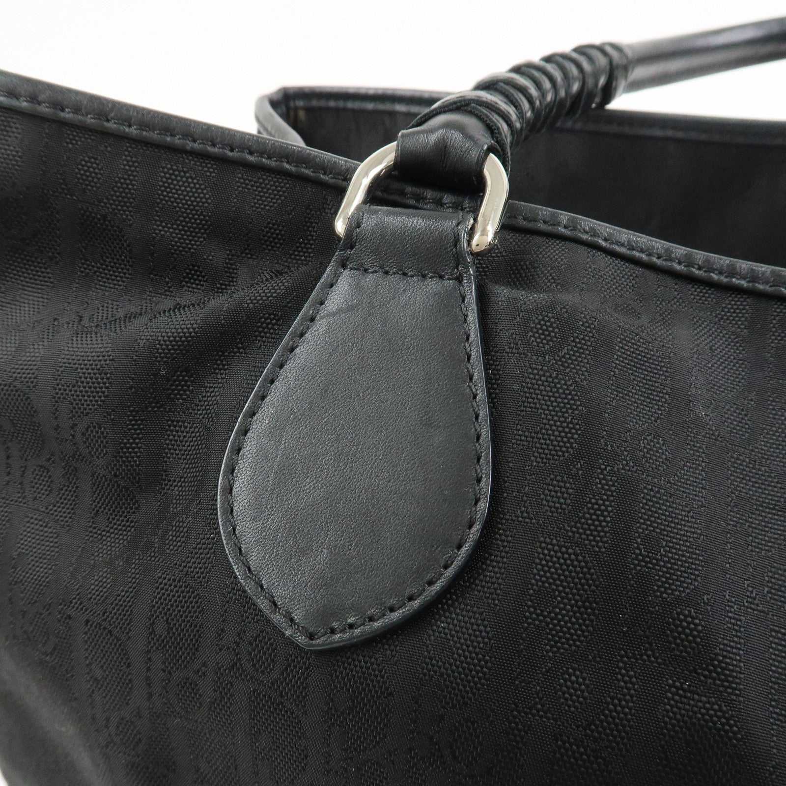 Christian Dior Trotter Nylon Canvas Leather Lovely Shoulder Bag
