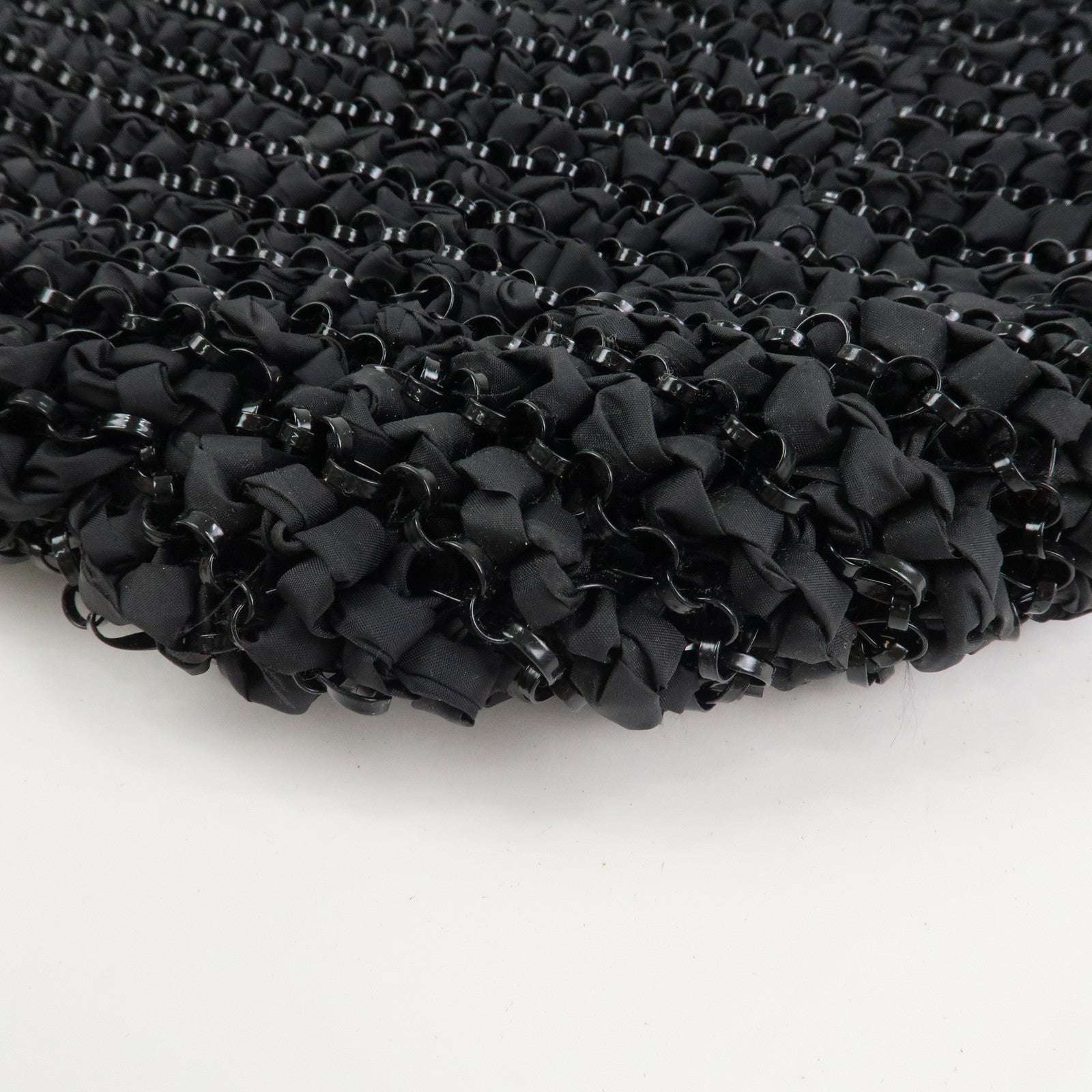 ANTEPRIMA PVC Nylon Hand Bag Shoulder Bag Black