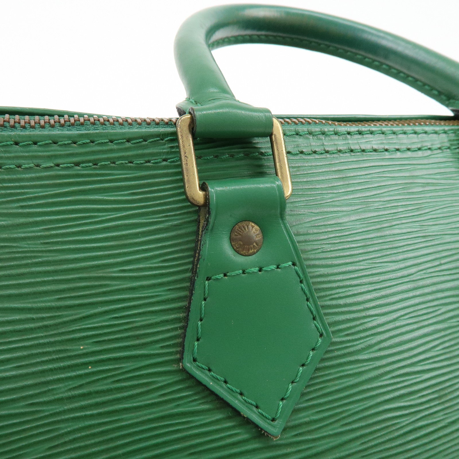 Louis Vuitton Epi Speedy 25 Hand Bag Boston Bag Borneo Green M43014