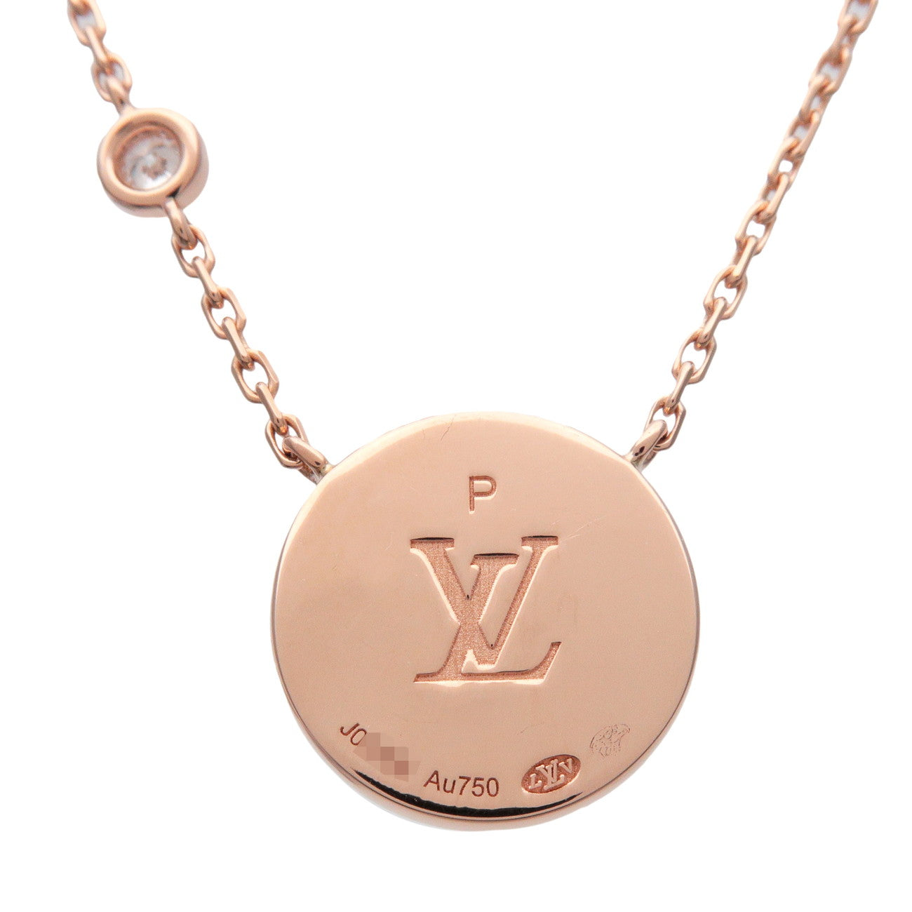 Louis Vuitton Pendant Sun Color Blossom BB 750PG Necklace Q03788