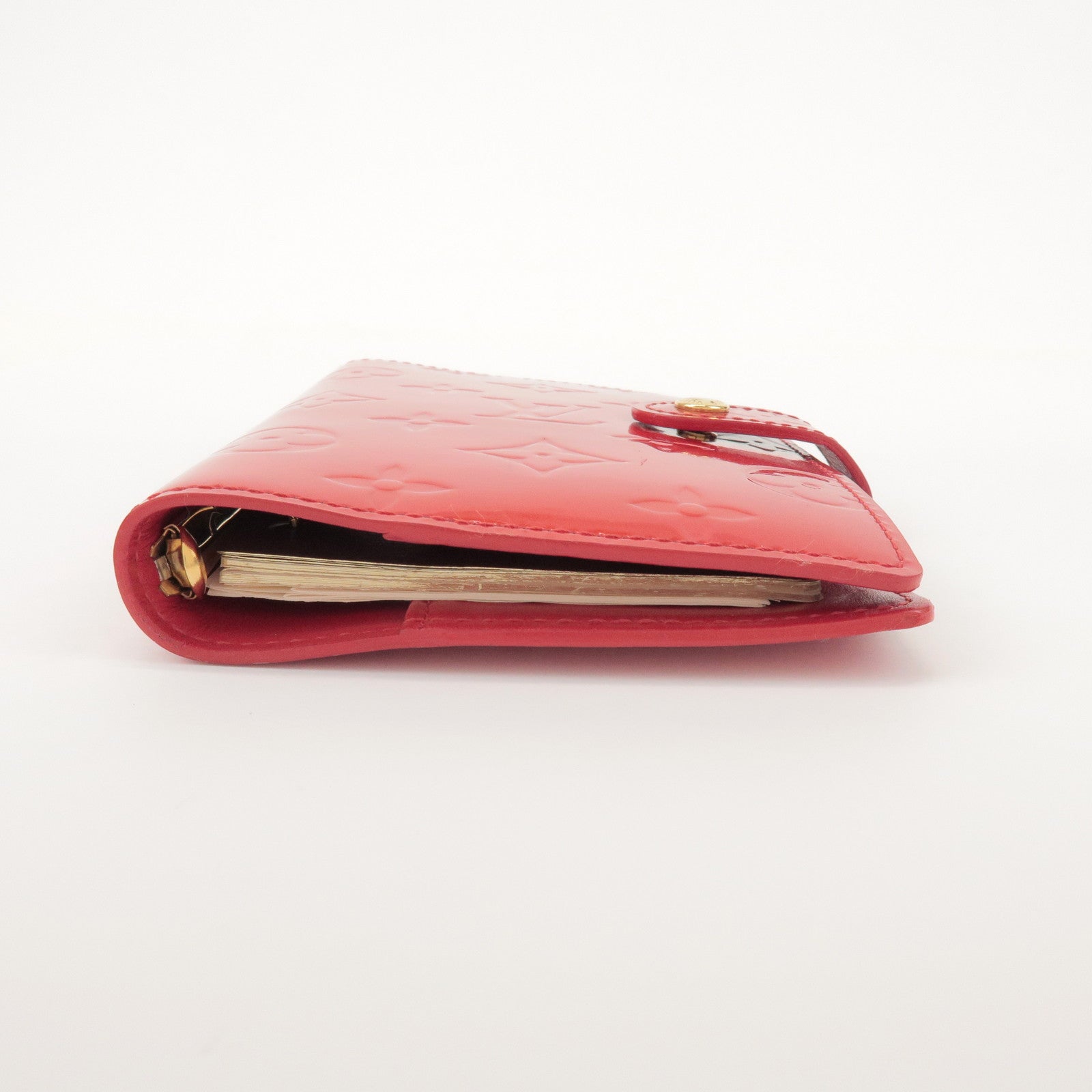 Louis Vuitton Monogram Vernis Agenda PM Pomme d'Amour Red R21016
