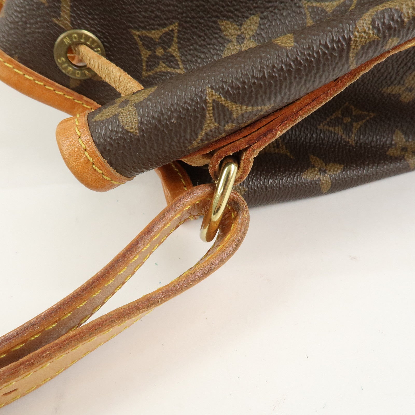 Louis Vuitton Monogram Petit Noe Shoulder Bag Brown M42226