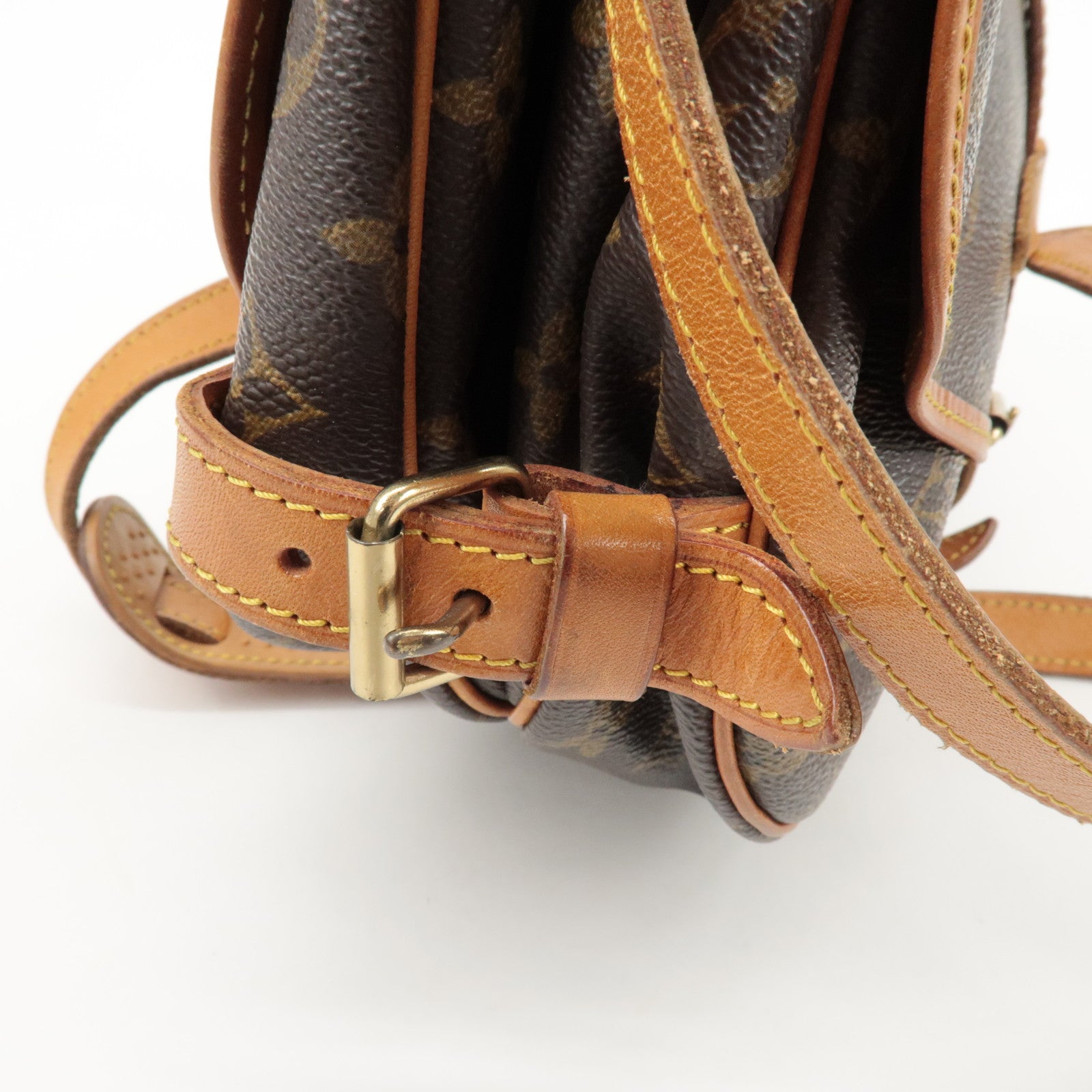 Louis Vuitton Monogram Saumur 30 Shoulder Bag Brown M42256 Used