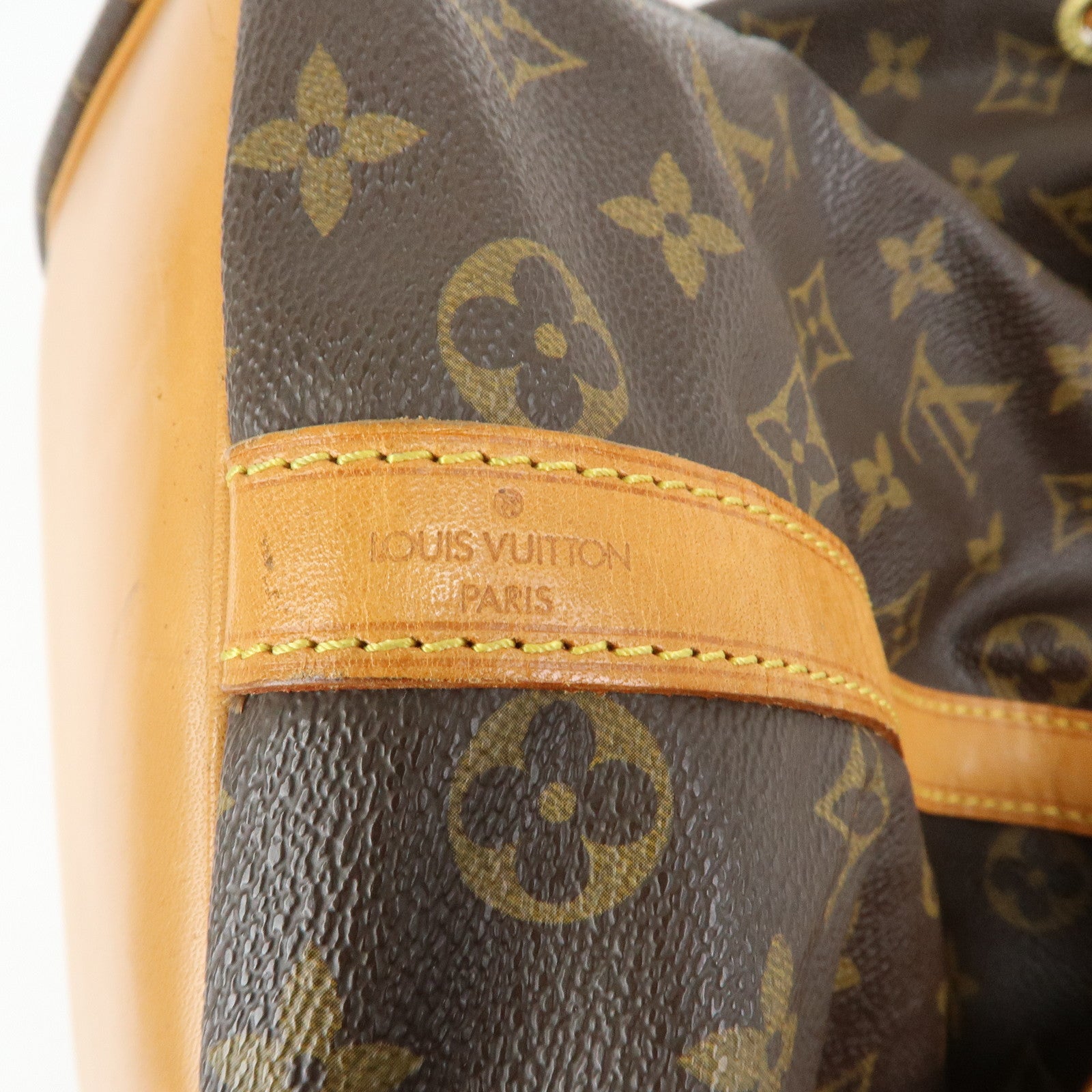 Louis Vuitton Monogram Petit Noe Shoulder Bag Brown M42226