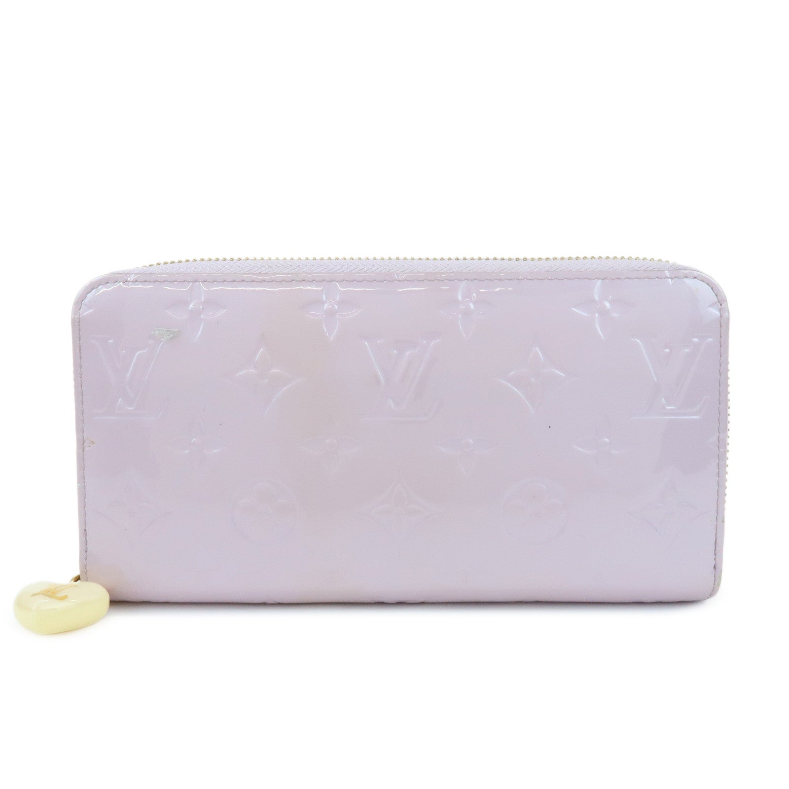 Louis Vuitton Monogram Vernis Long Wallet Glossy Lilac M82977