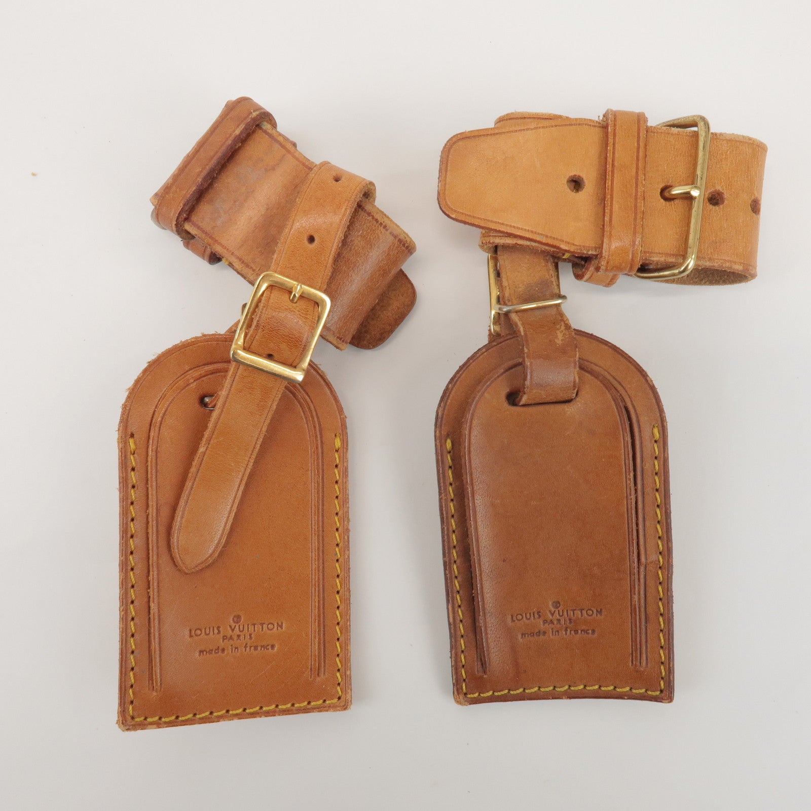 Louis Vuitton Set of 10 Leather Name Tag & Poignet