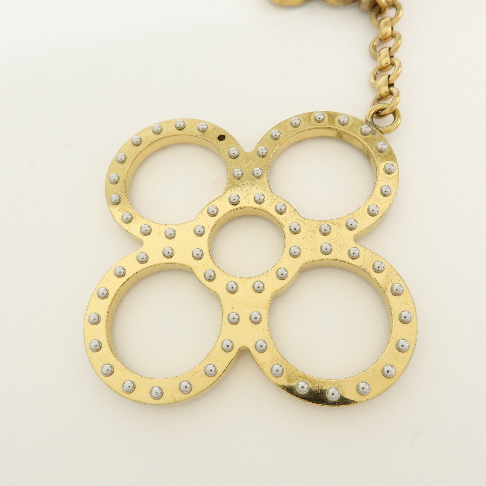 Louis Vuitton Bijoux Sac Tapage Metal Bag Charm Gold Silver M65090