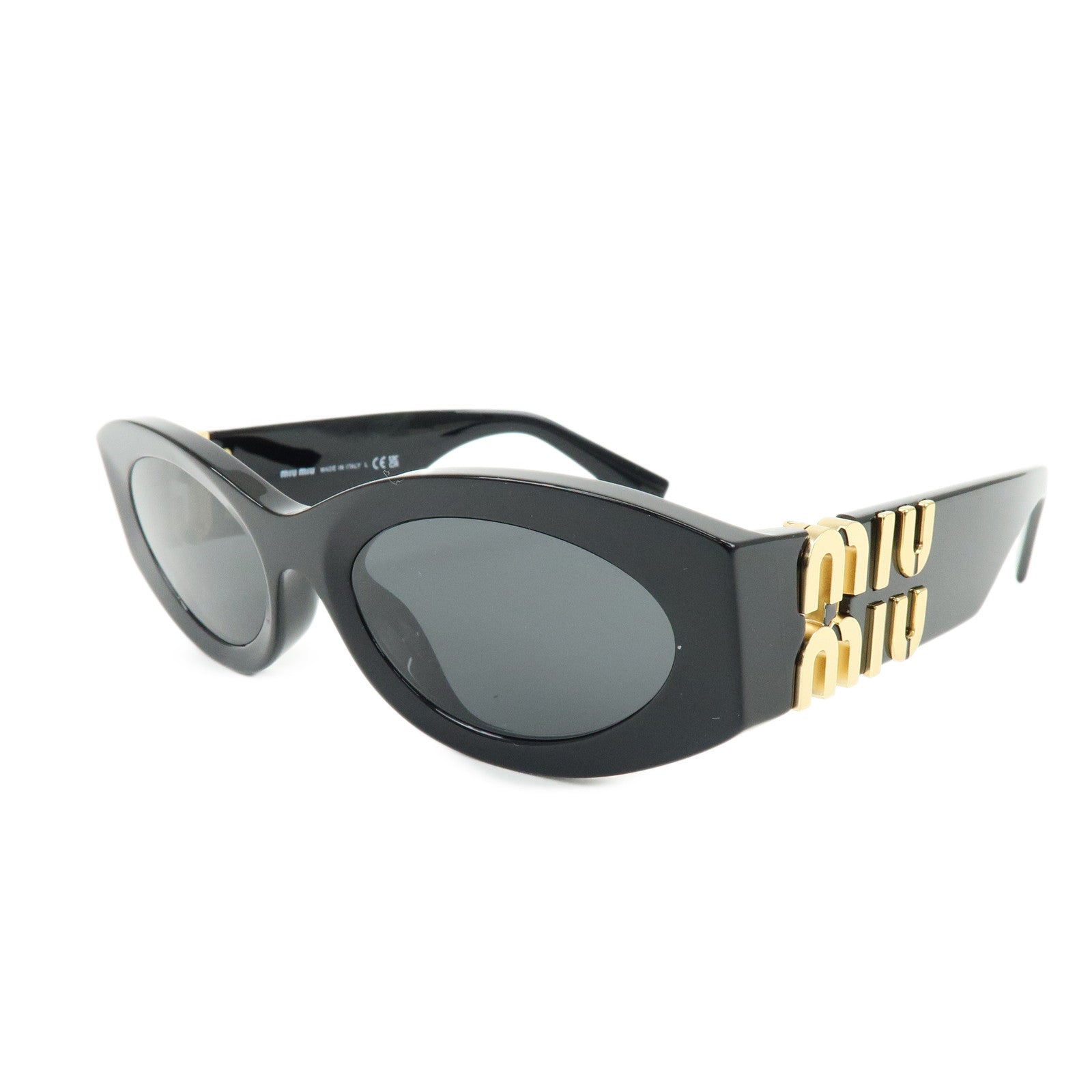 MIU MIU Logo Plastic Sunglasses Black SMU 11W 54□211AB-5S0 135 3N