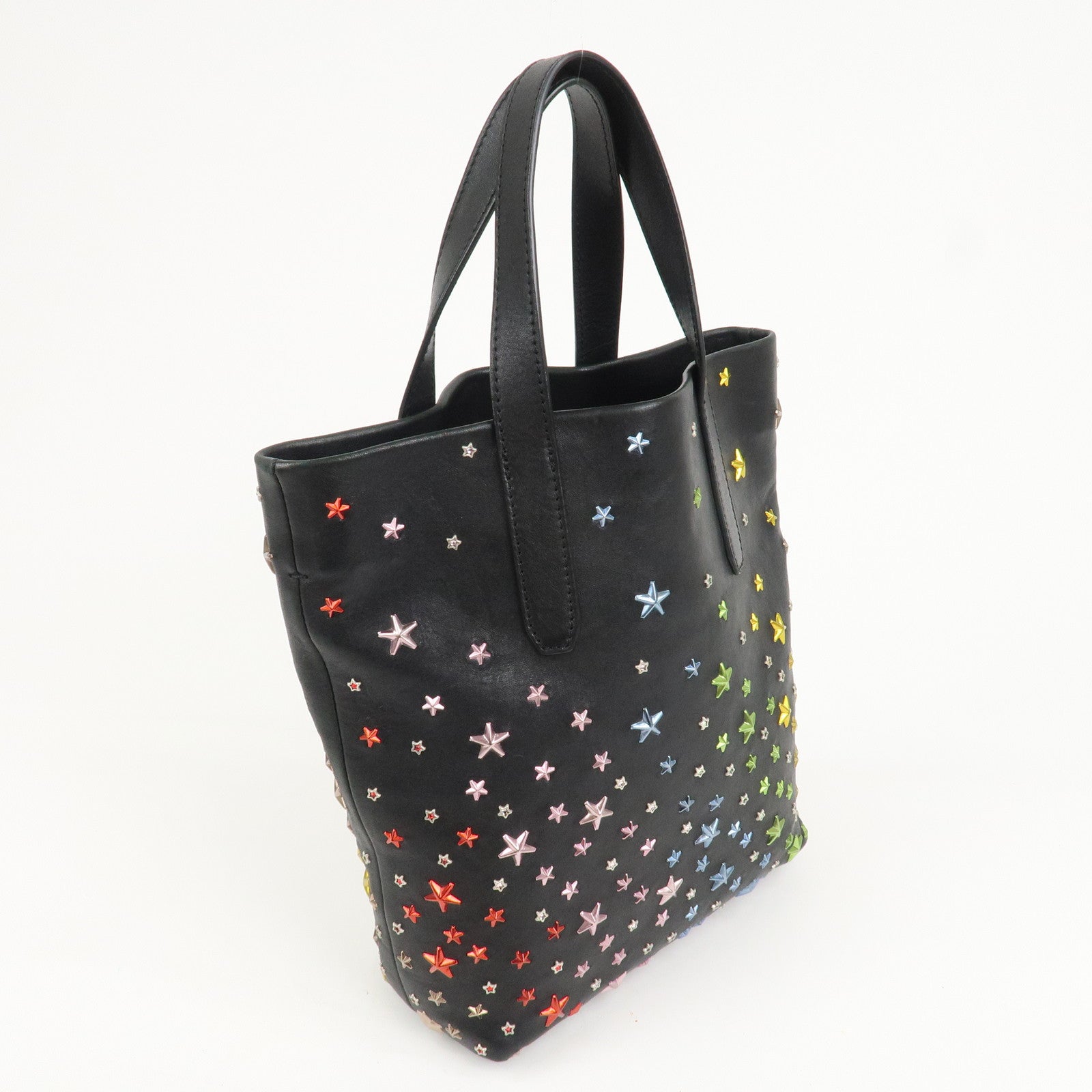 JIMMY CHOO Studs Leather 2Way Bag Shoulder Bag Japan Ltd