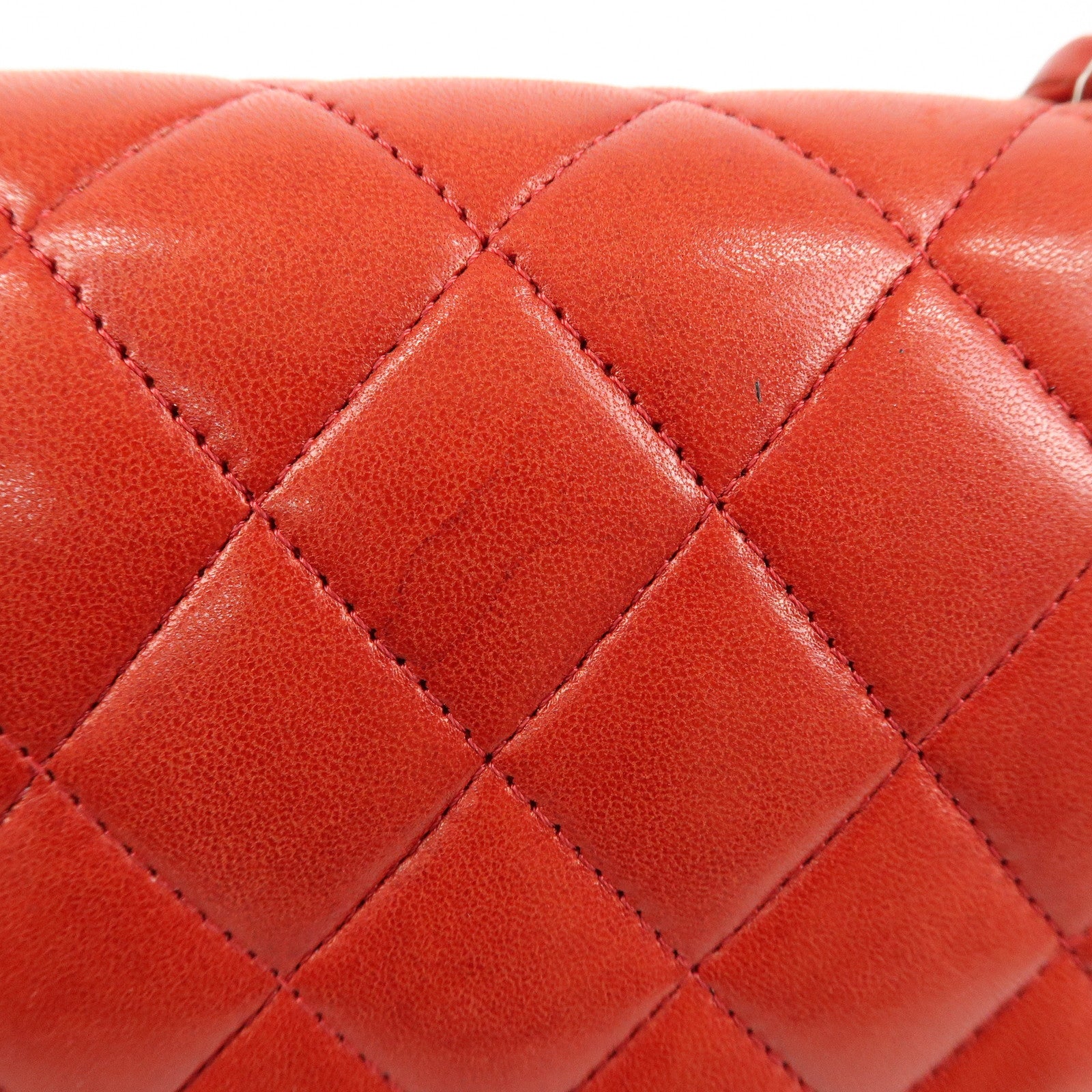 CHANEL COCO Mark Matelasse 25 Double Flap Chain Shoulder Bag A01112