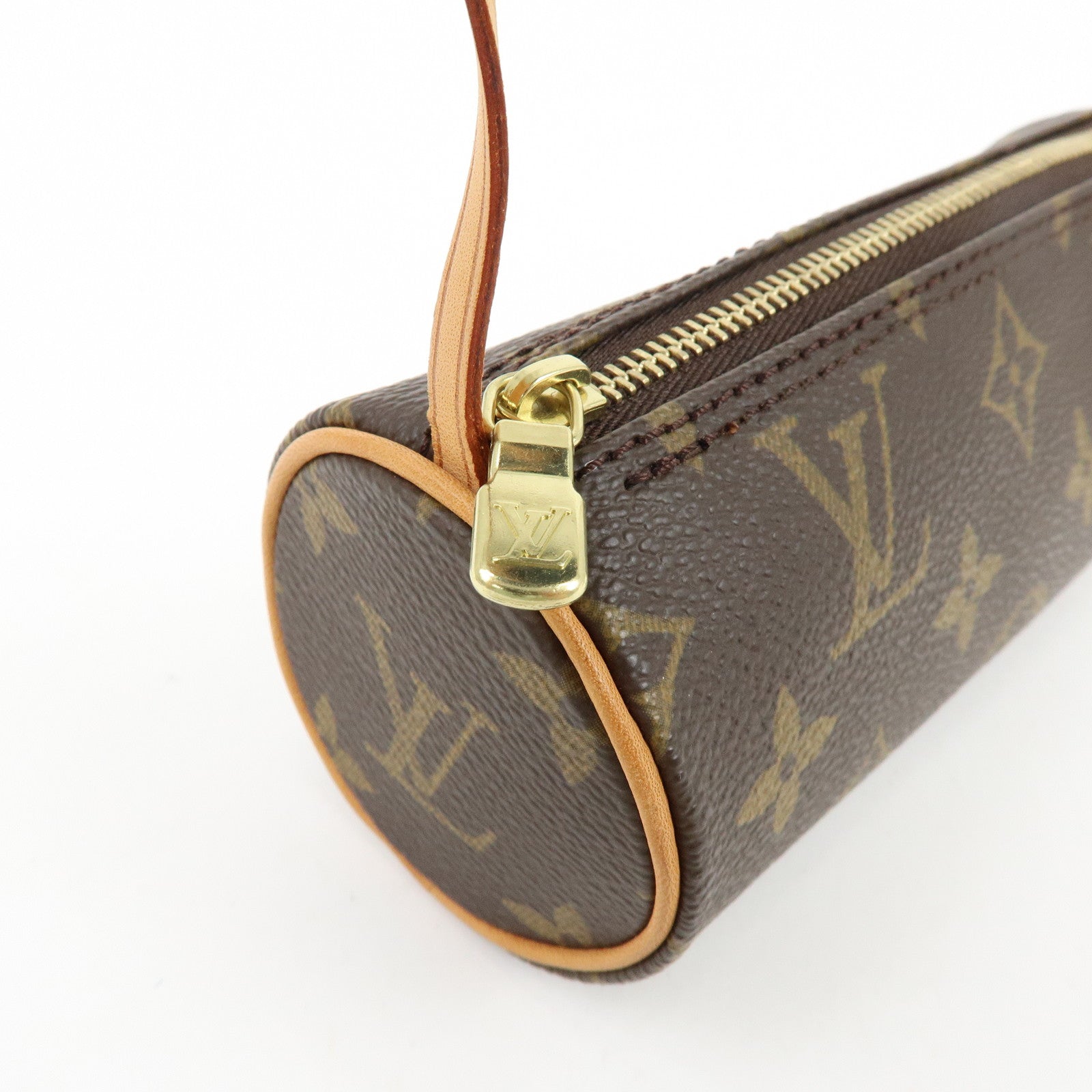 Louis Vuitton Monogram Canvas Mini Pouch for Papillon Bag Brown