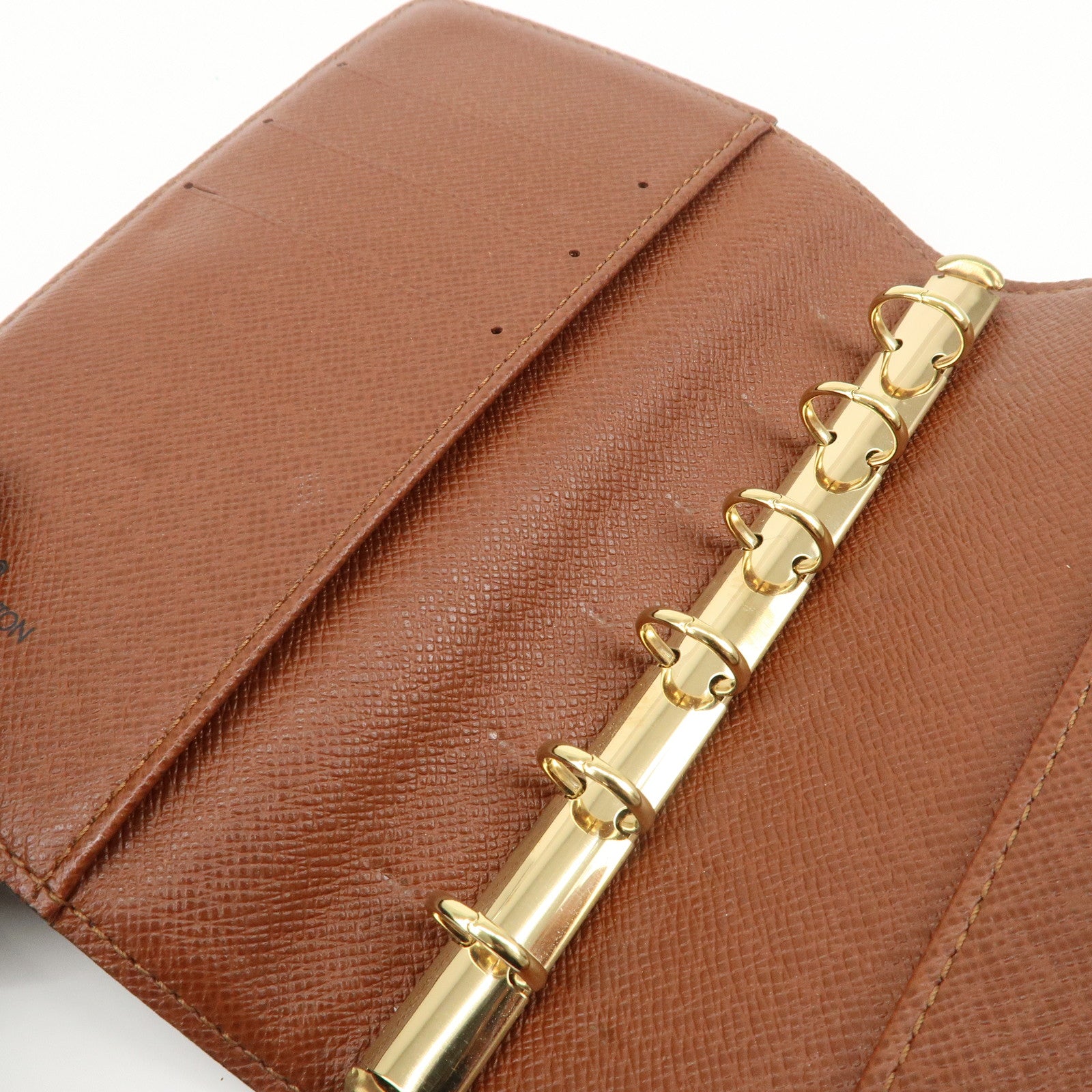 Louis Vuitton Monogram Agenda PM Planner Cover Brown R20005