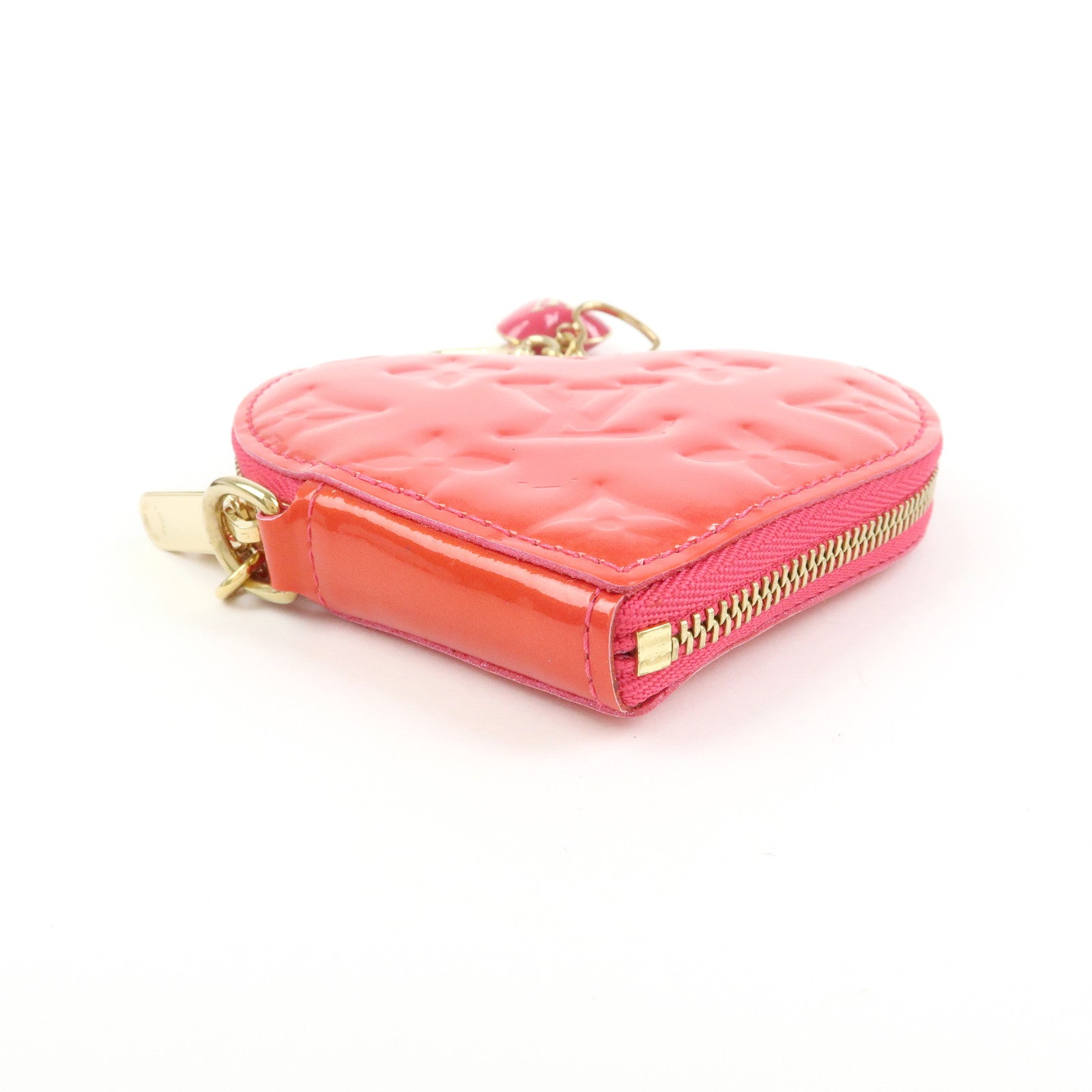 Louis Vuitton Monogram Vernis Porte Monnaie Coeur Coin Case M93657