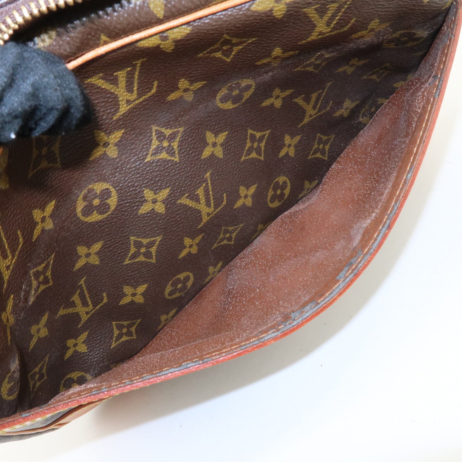 Louis Vuitton Monogram Compiegne 28 Pouch Clutch Bag Brown M51845 Used