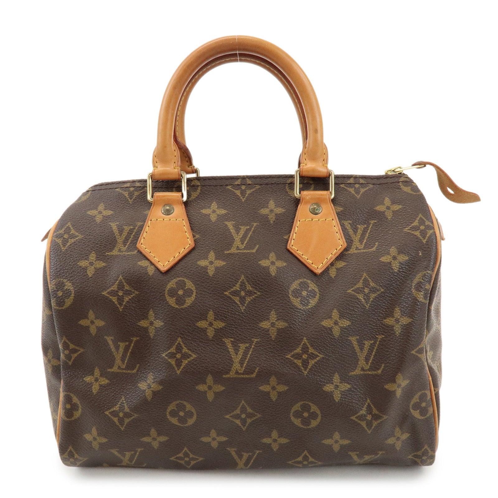Louis Vuitton Monogram Speedy 25 Boston Bag Hand Bag Brown M41528