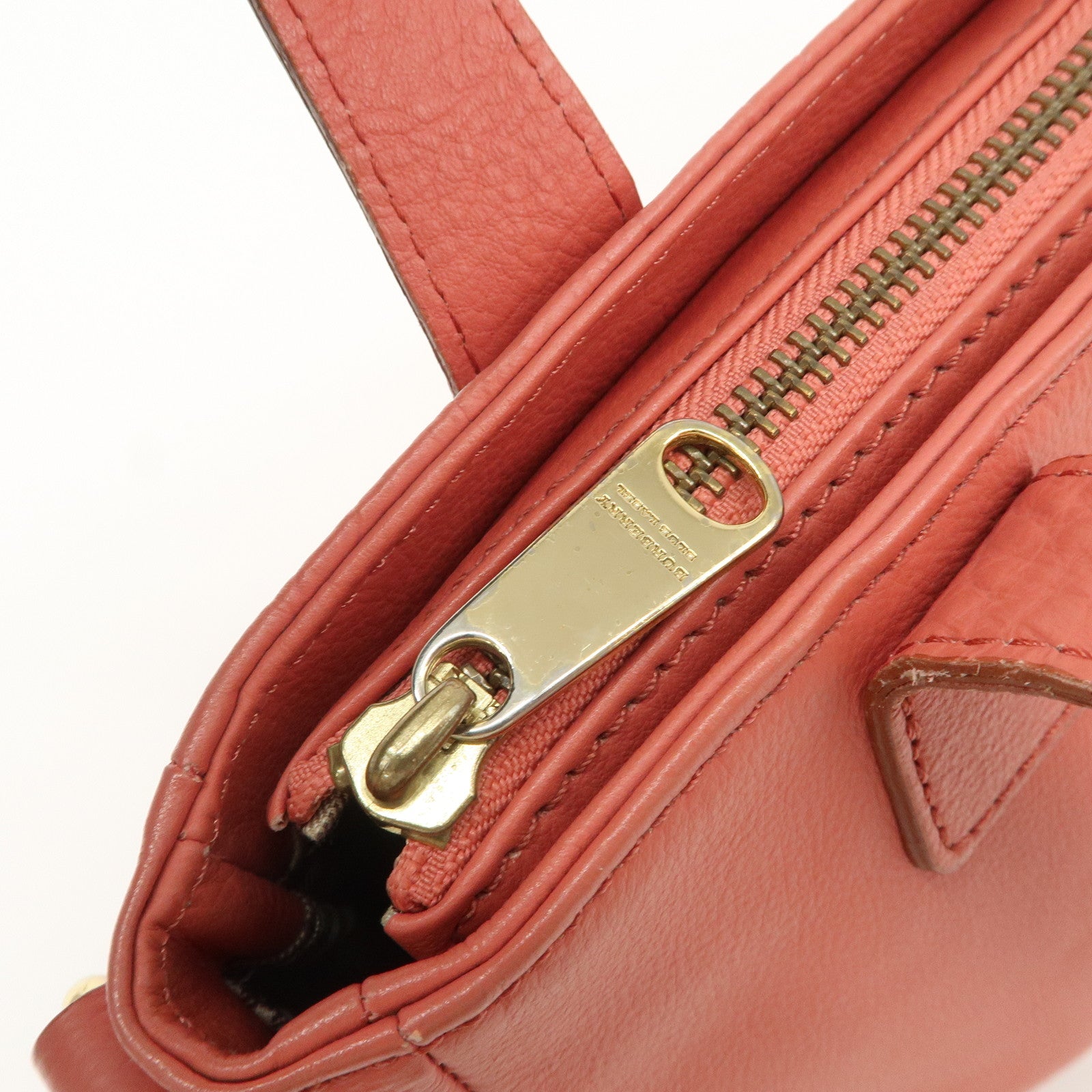 BURBERRY 2Way Bag Hand Bag Pink Gold Hardware