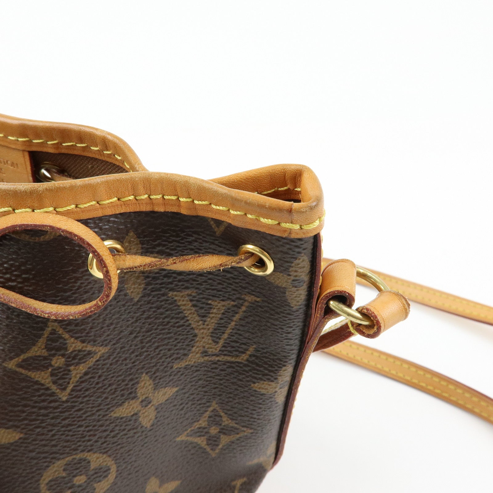 Louis Vuitton Monogram Nano Noe Shoulder Bag Crossbody Bag M41346