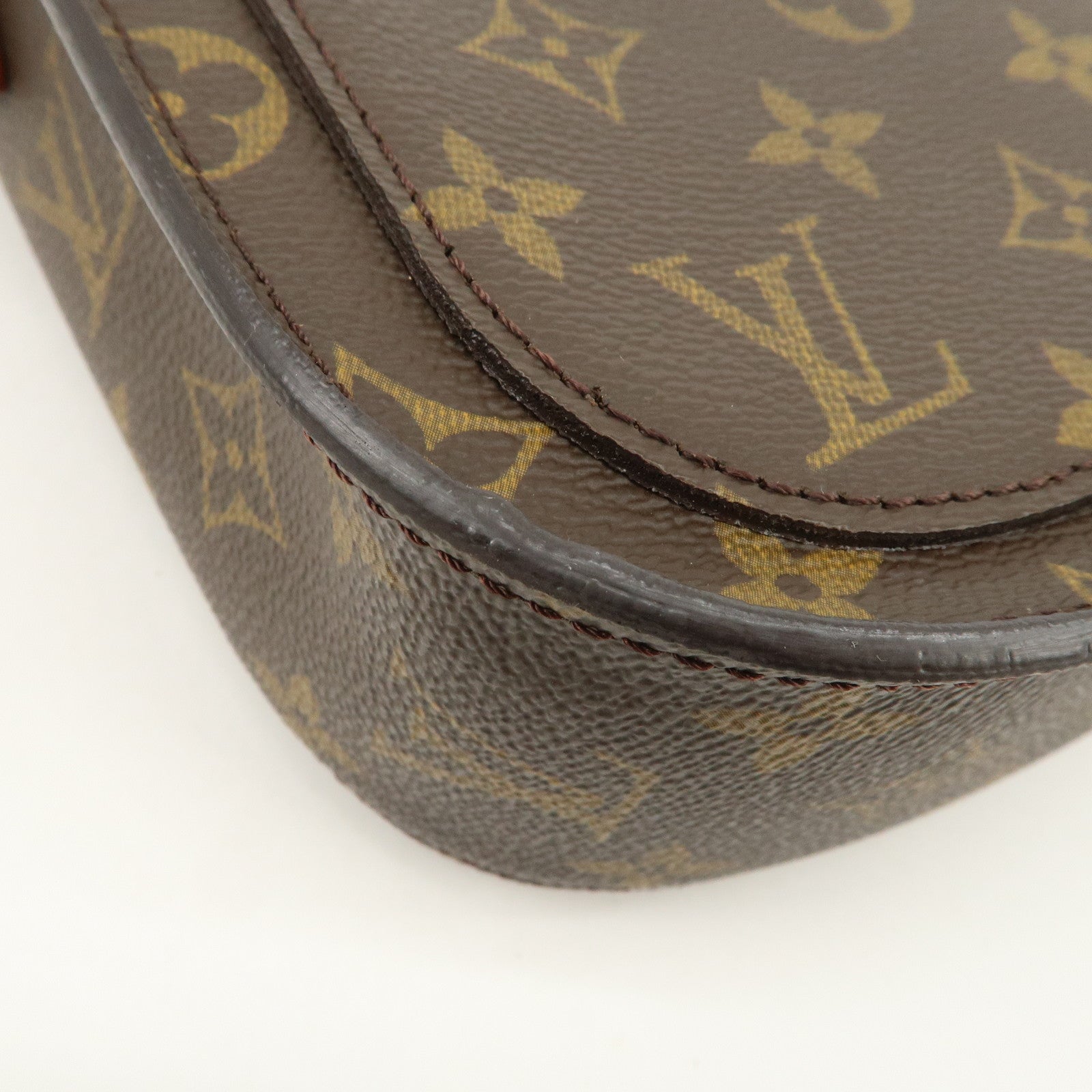Louis Vuitton Monogram Saint Cloud GM Shoulder Bag Brown M51242