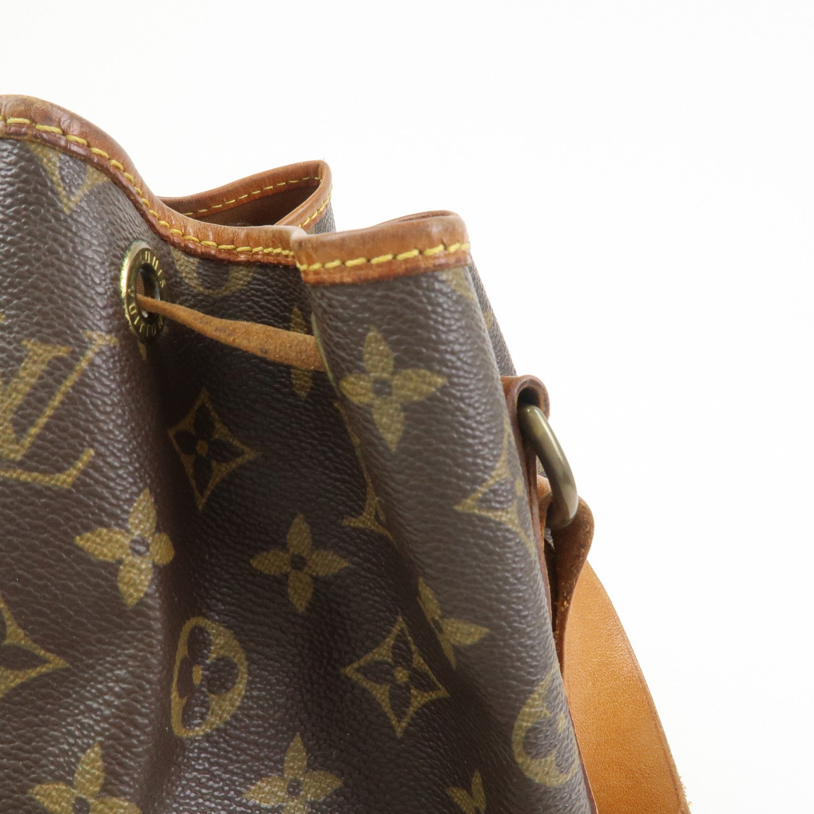 Louis Vuitton Monogram Petit Noe Shoulder Bag Brown M42226