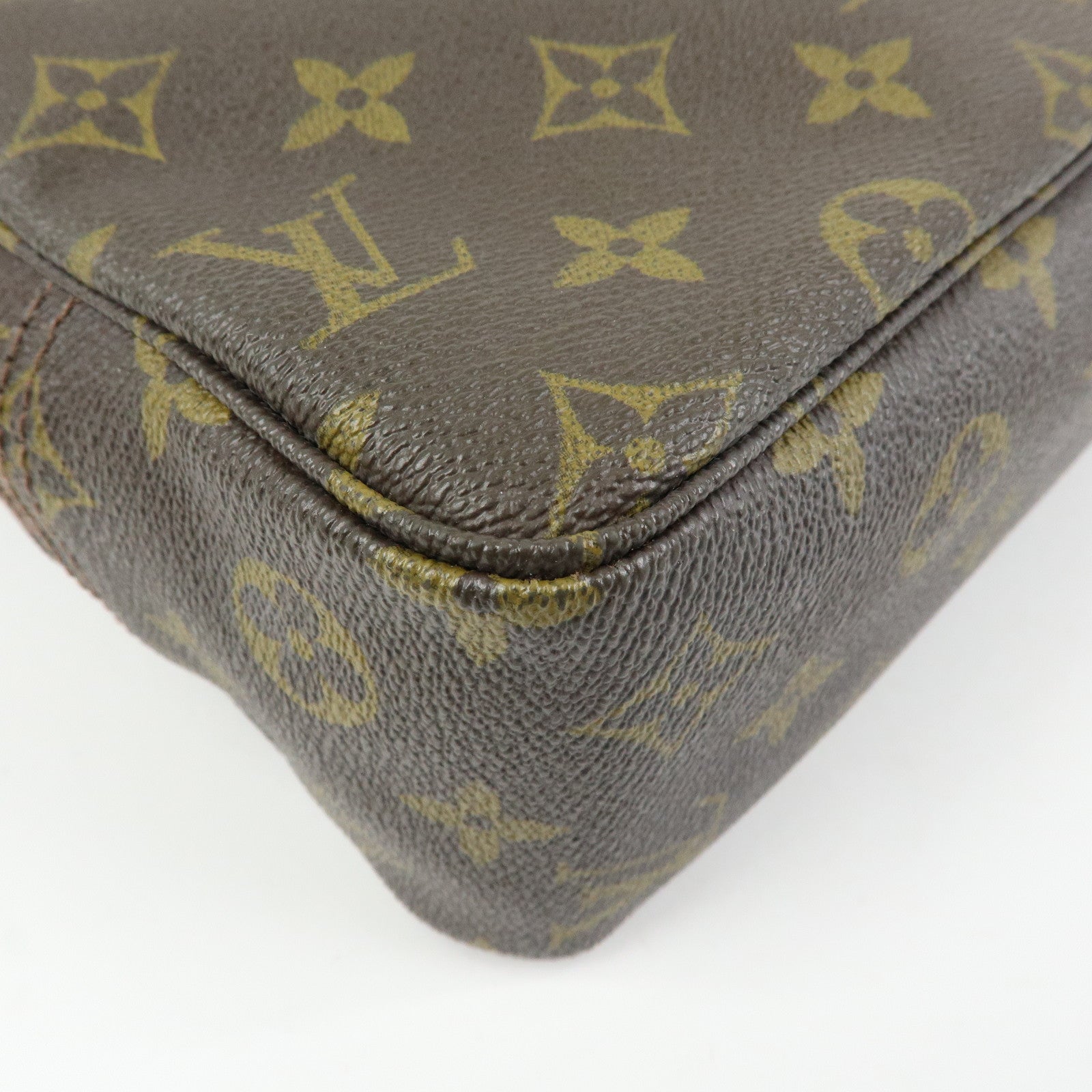 Louis Vuitton Monogram Trousse Toilette 27 Pouch Brown M47522