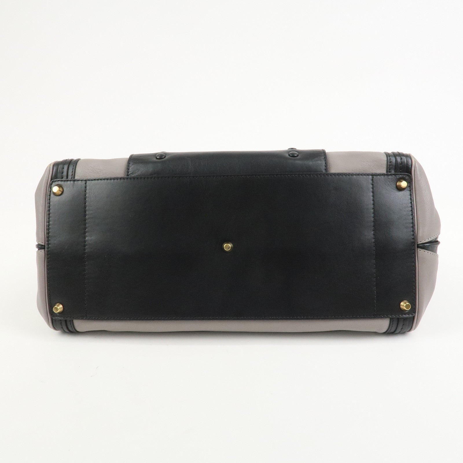 Chloe Leather Alice Bag 2Way Shoulder Hand Bag Black 04-13-50-65