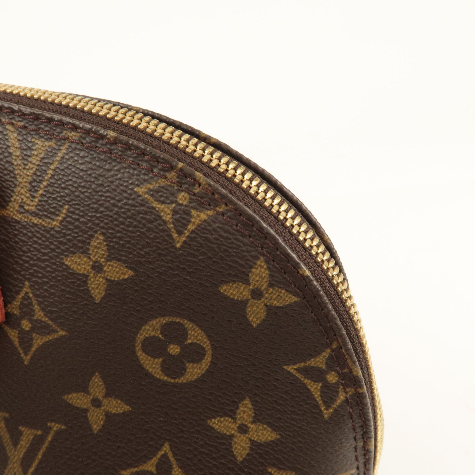 Louis Vuitton Monogram Alma Hand Bag Brown M51130 Used