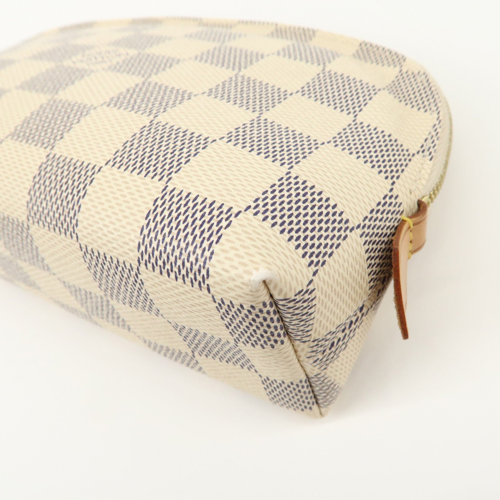 Louis Vuitton Damier Azur Pochette Cosmetic Pouch N60024