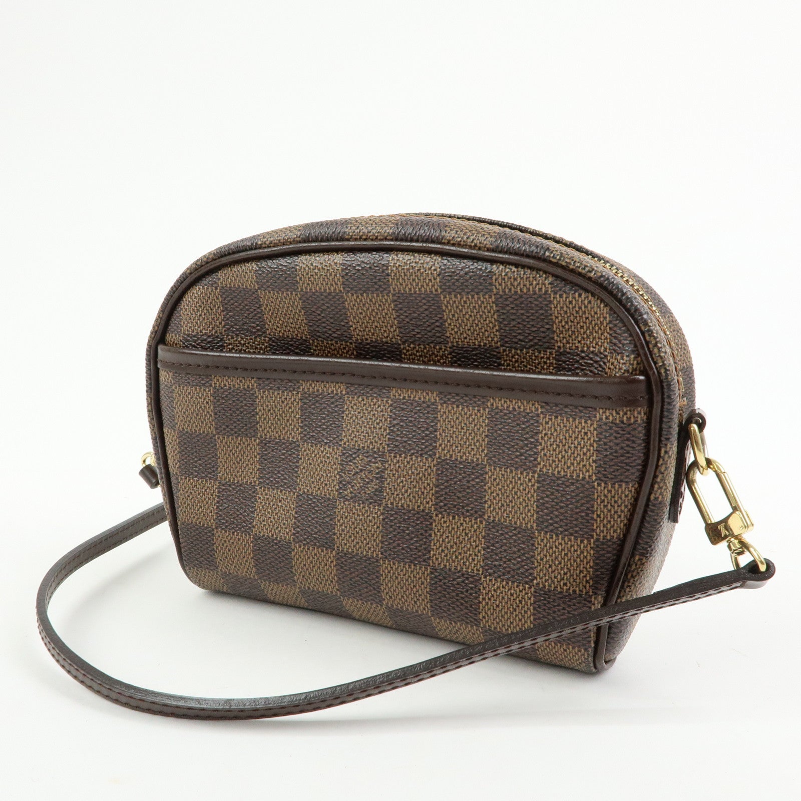 Louis Vuitton Damier Pochette Ipanema Shoulder Bag Ebene N51296