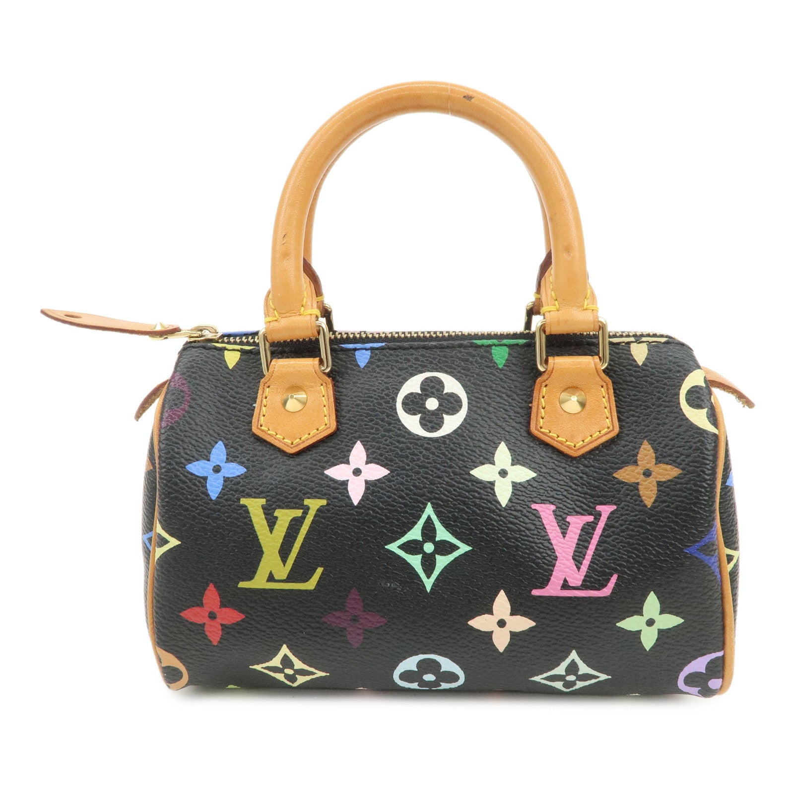 Louis Vuitton Monogram Multicolor Mini Speedy Mini Bag Noir M92644