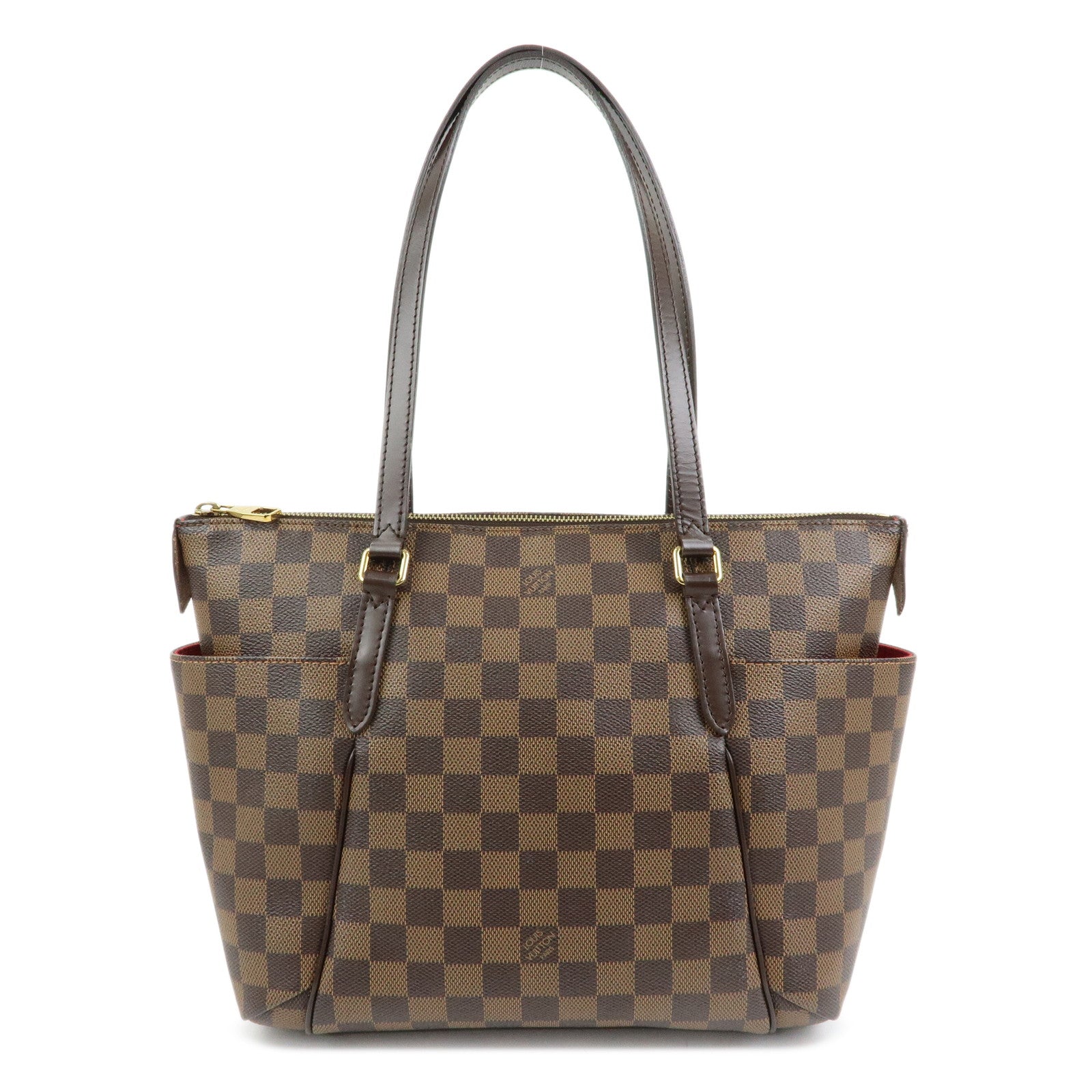 Louis Vuitton Damier Totally PM Canvas Leather Tote Hand Bag N41282