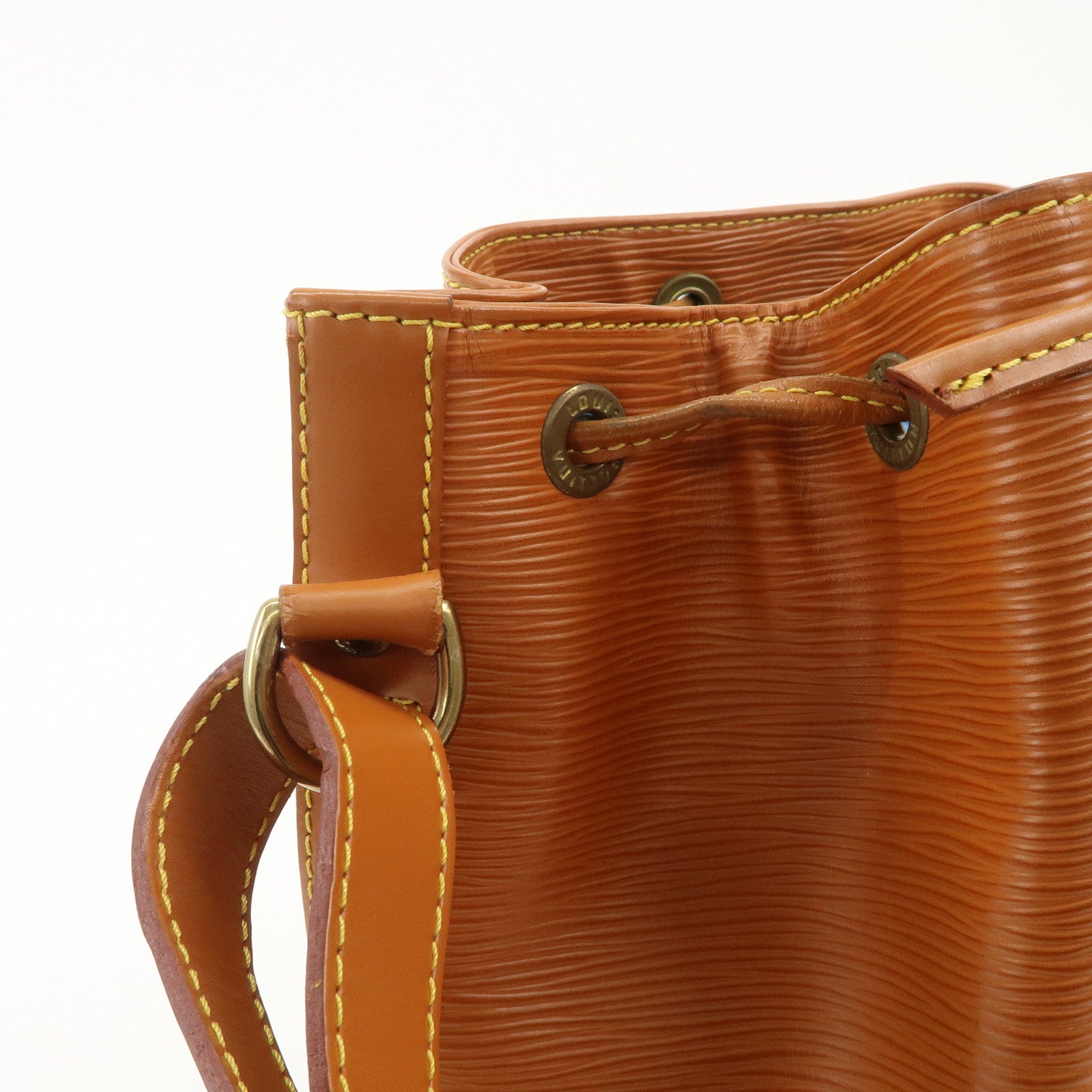 Louis Vuitton Epi Leather Petit Noe Shoulder Bag Zipang Gold M44108