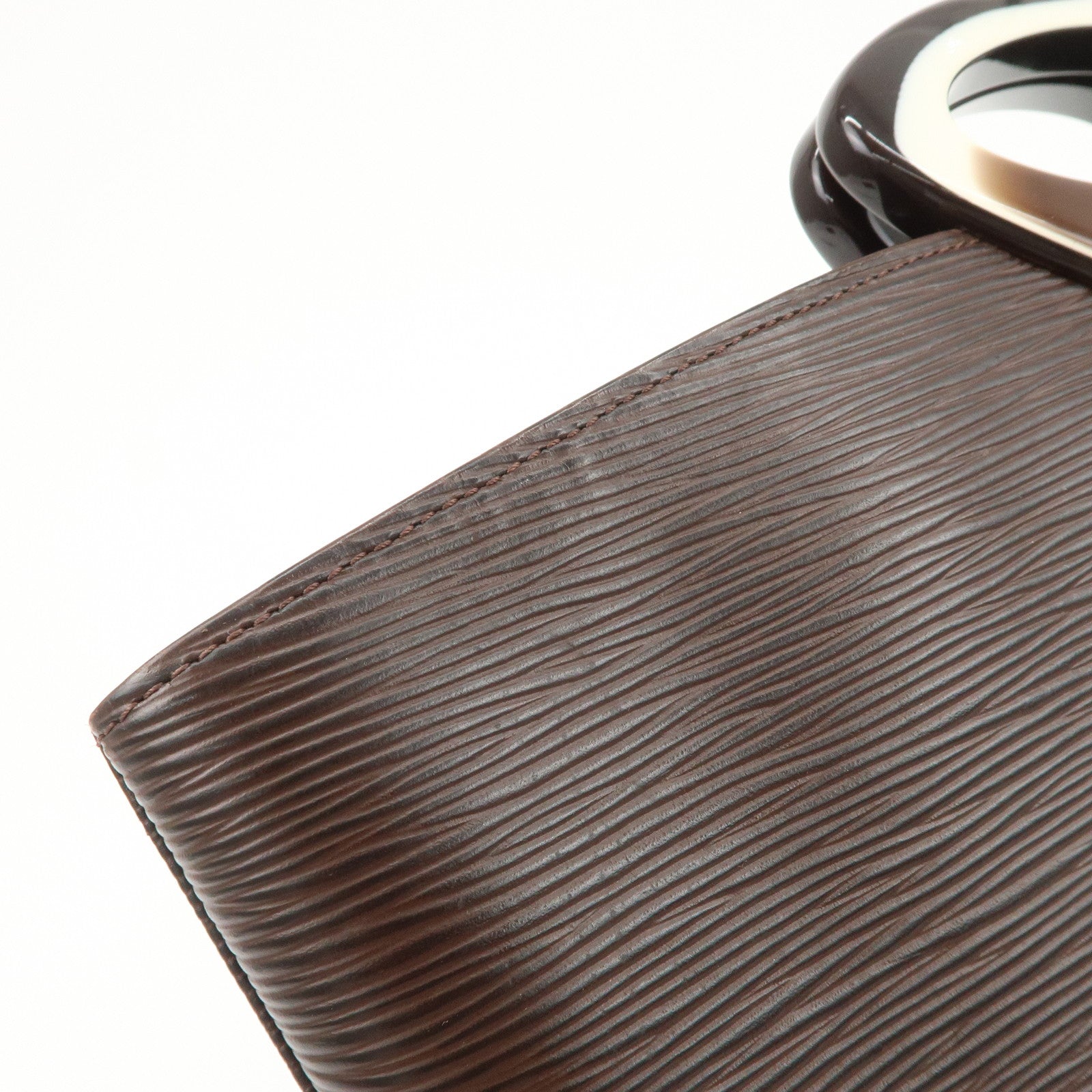 Louis Vuitton Epi Leather Noctambule Hand Bag Mocha M5452D Used