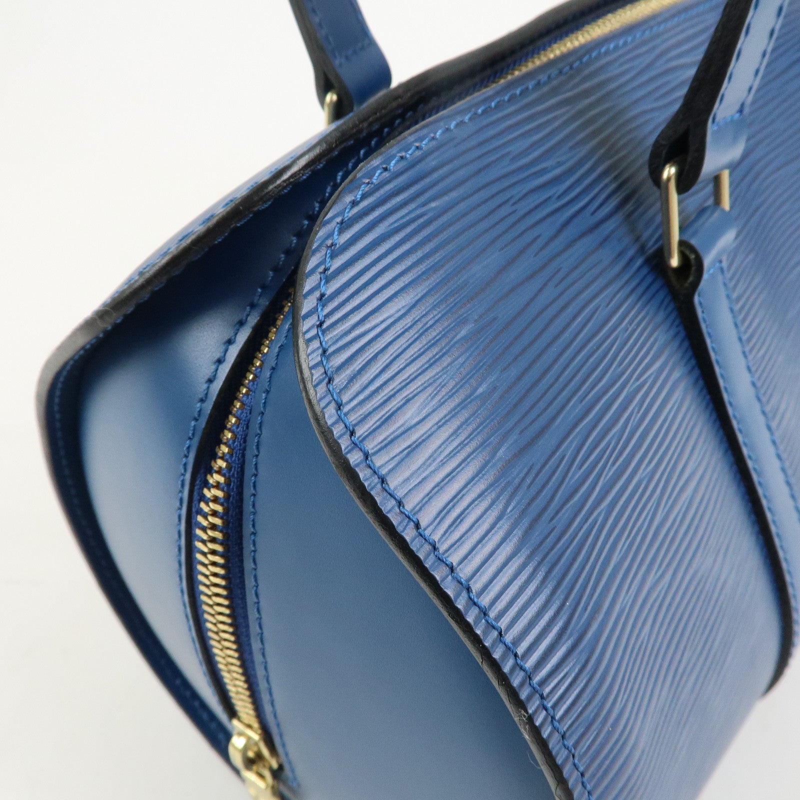 Louis Vuitton Epi Soufflot Shoulder Bag Hand Bag Toledo Blue M52225