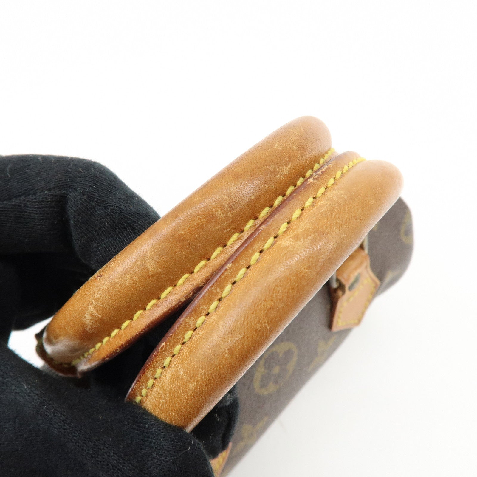 Louis Vuitton Monogram Mini Speedy Hand Bag Brown M41534