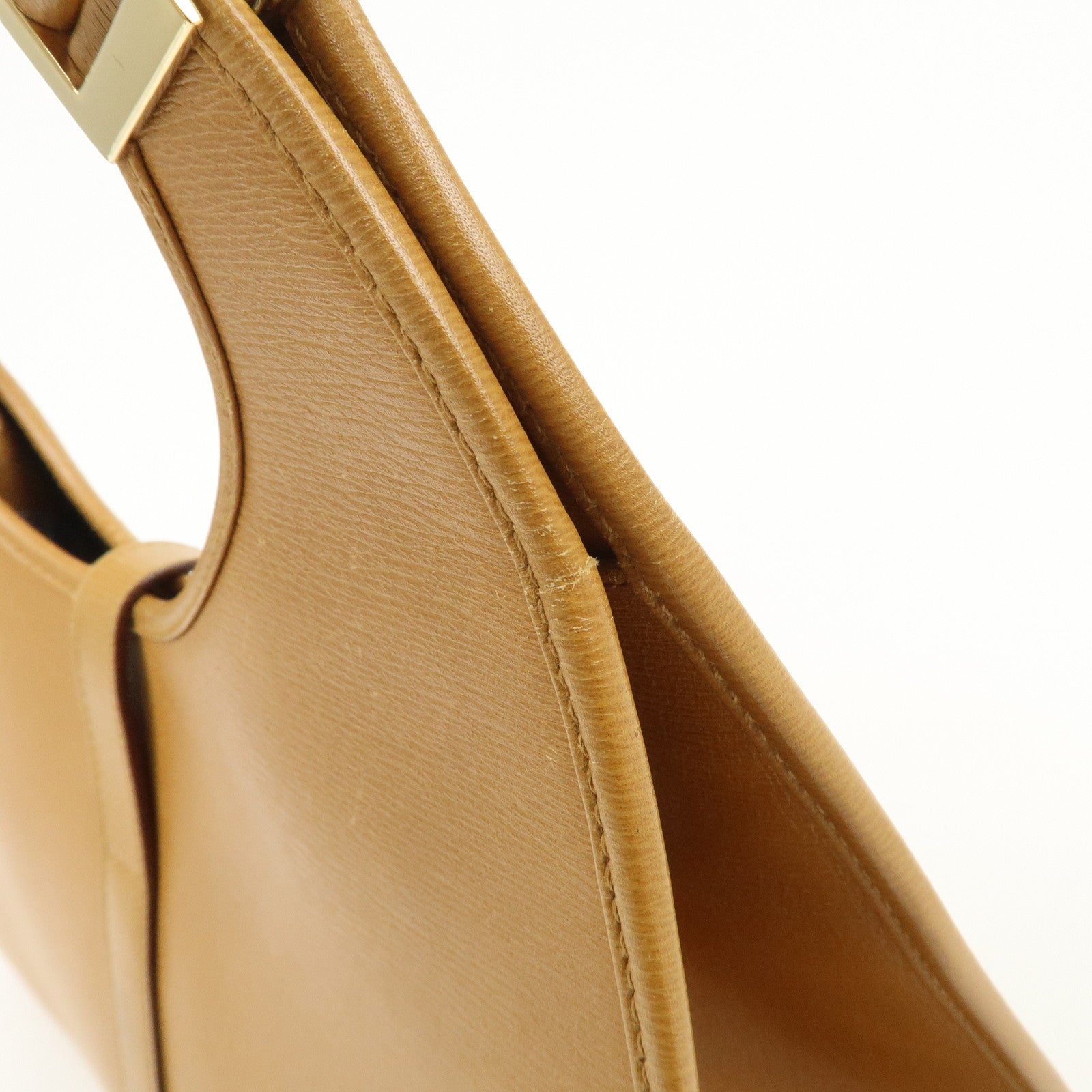 GUCCI Jackie Leather Shoulder Bag Hand Bag Beige 002.1067