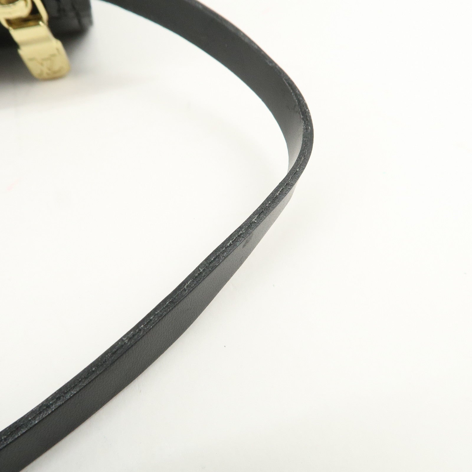 Louis Vuitton Epi Mini Pouch For Soufflot Hand Bag Noir