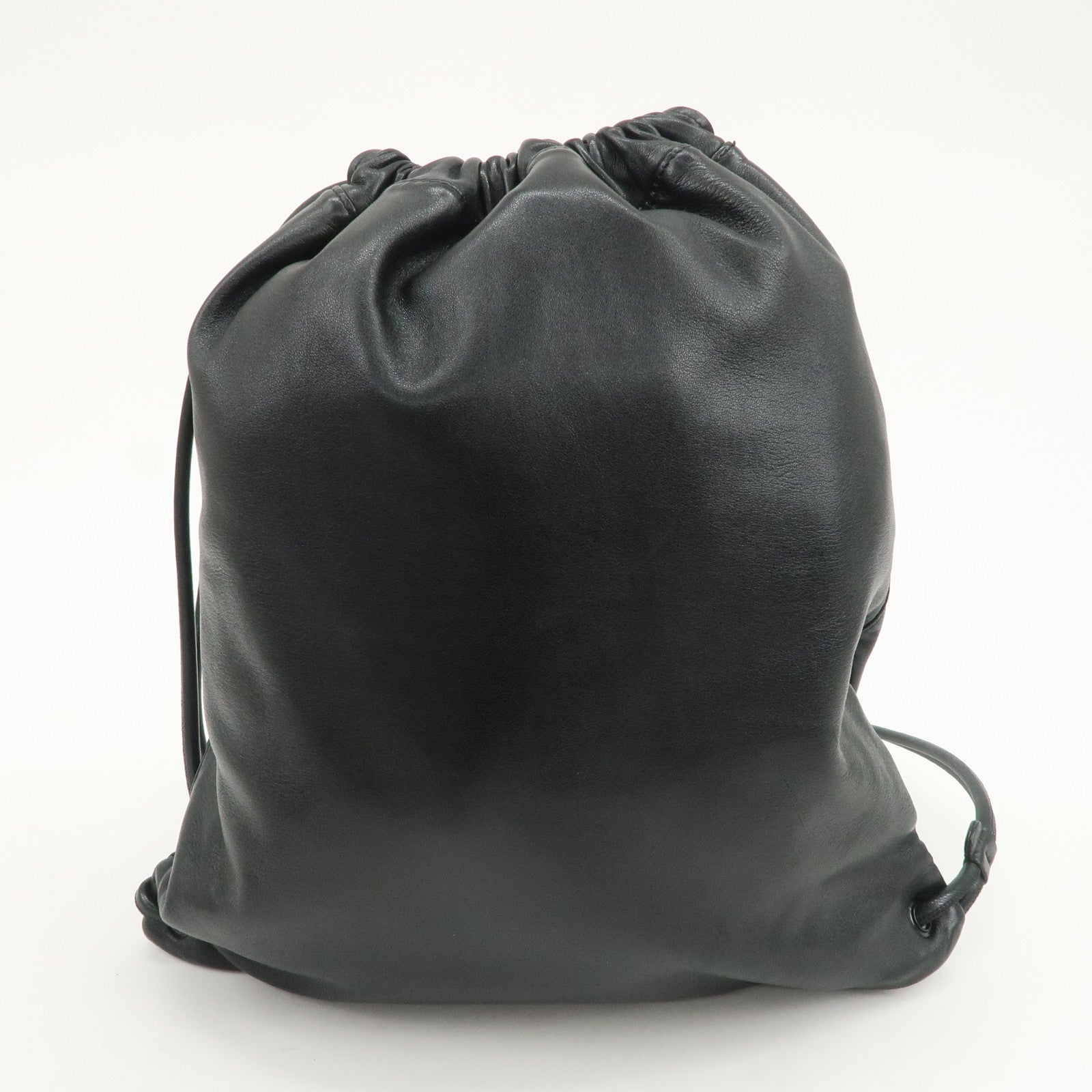 SAINT LAURENT PARIS TEDDY Lambskin Drawstring Backpack 553919