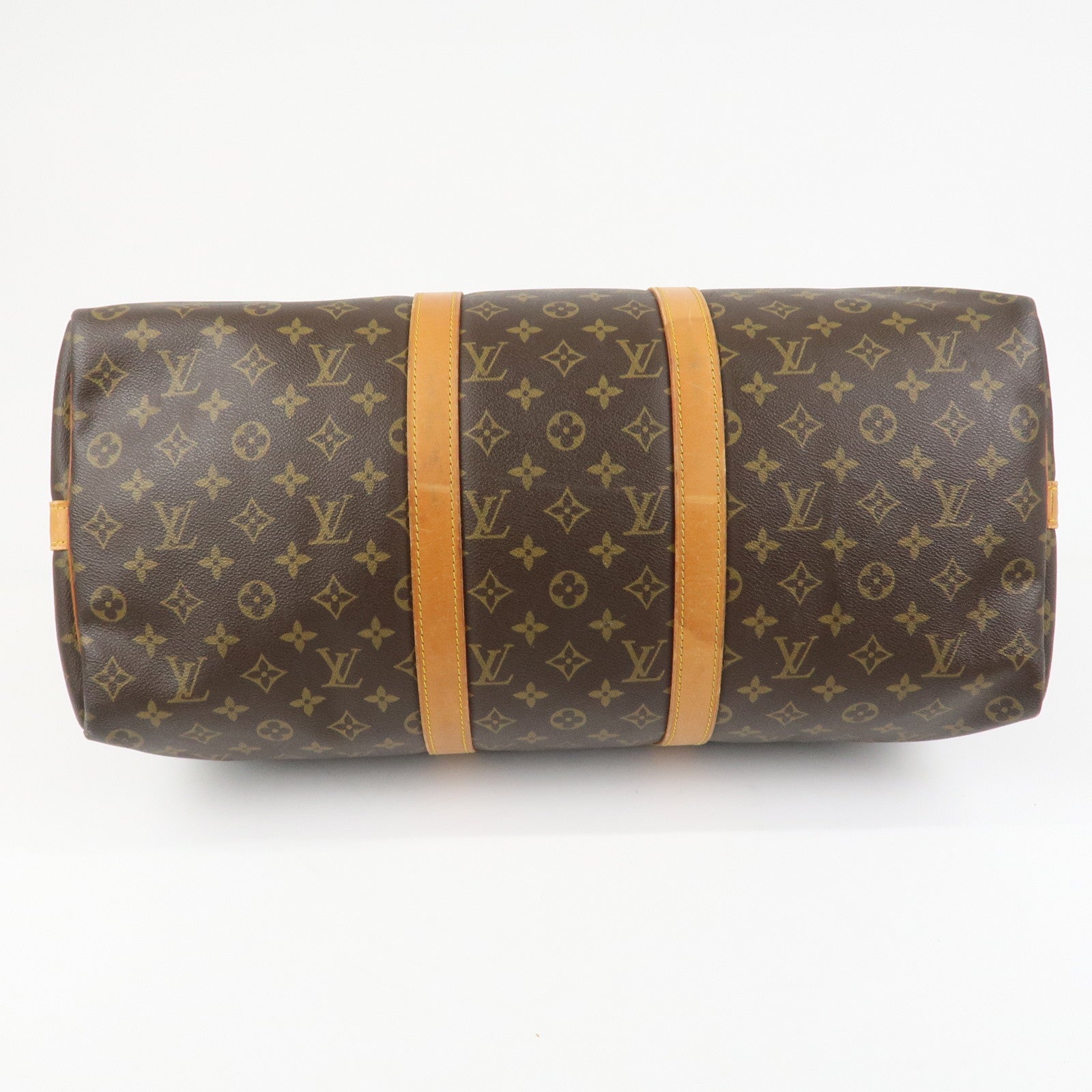 Louis Vuitton Monogram Keep All 50 Bandouliere Boston Bag M41416