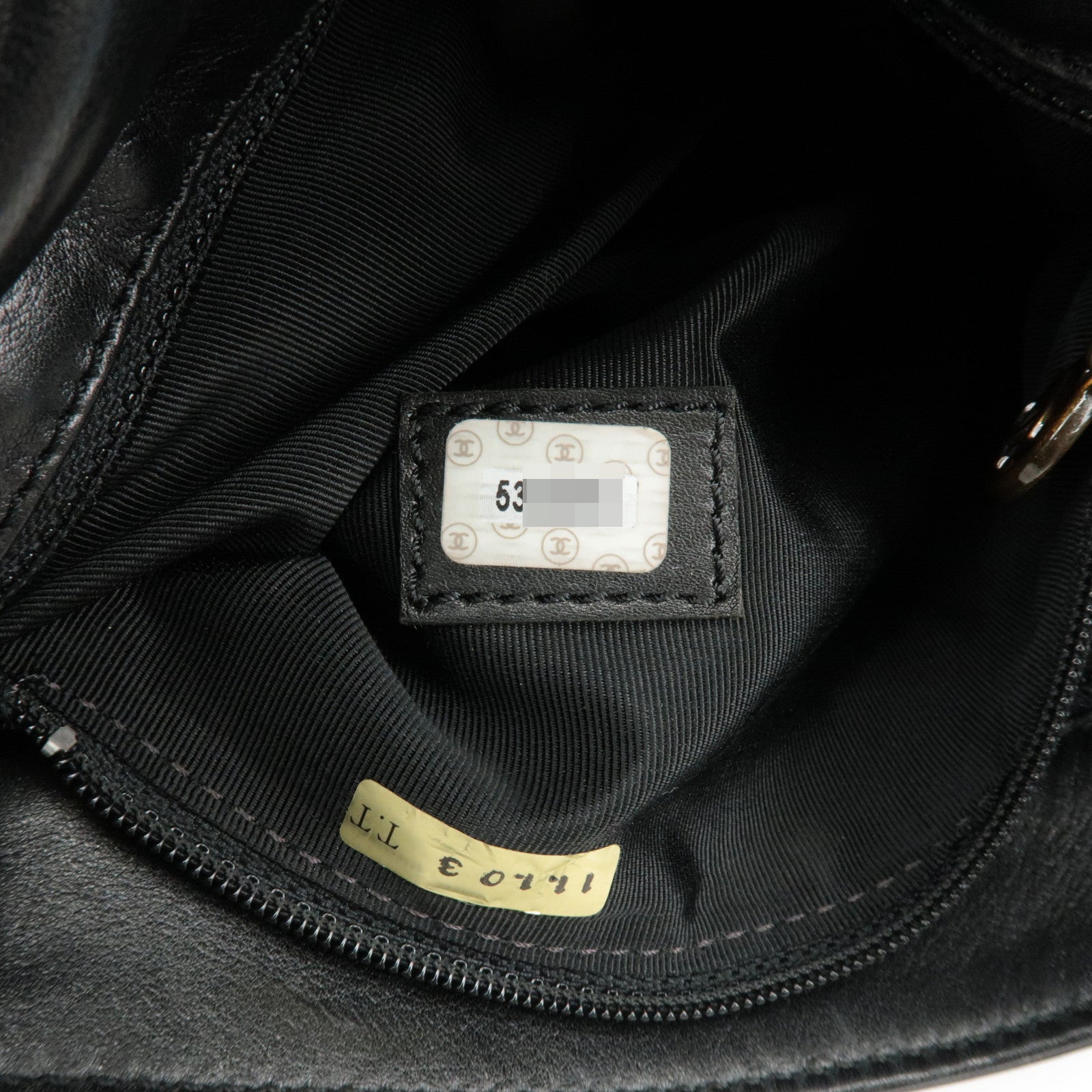 CHANEL COCO Mark Lamb Skin Shoulder Bag Crossbody Bag Used