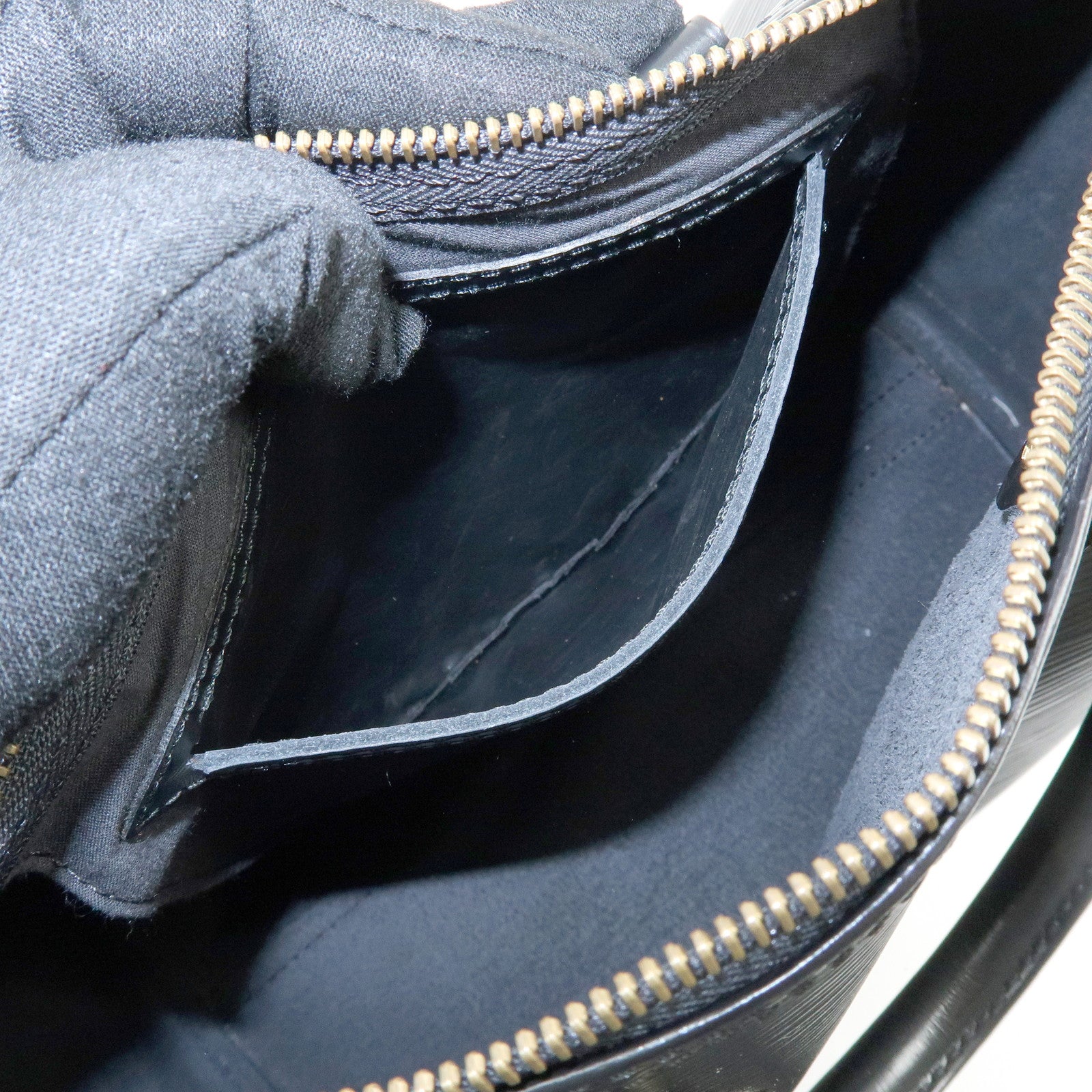 Louis Vuitton Epi Speedy 25 Hand Bag Boston Bag Noir M59032