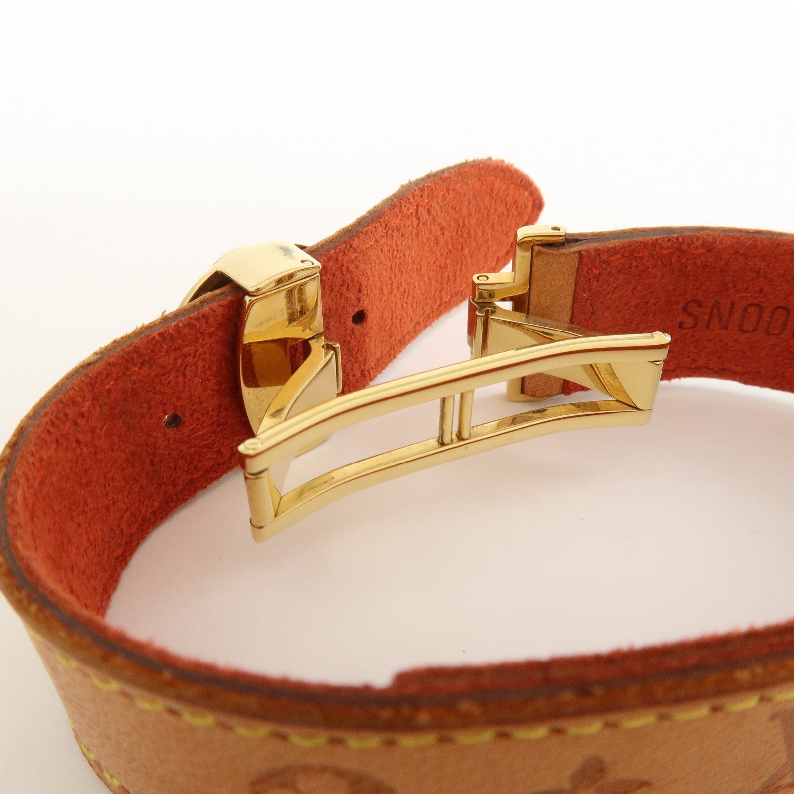 Louis Vuitton Monogram Leather Voeux Good Luck Bracelet M64448