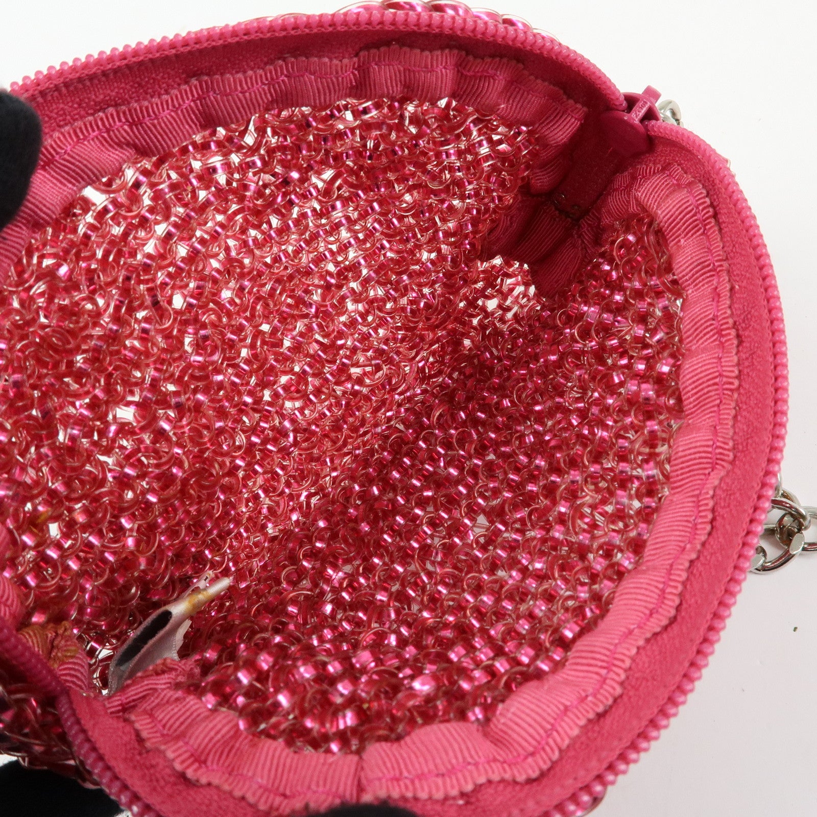 ANTEPRIMA Set of 2 Vinyl Wire Pouch Pink Multicolor