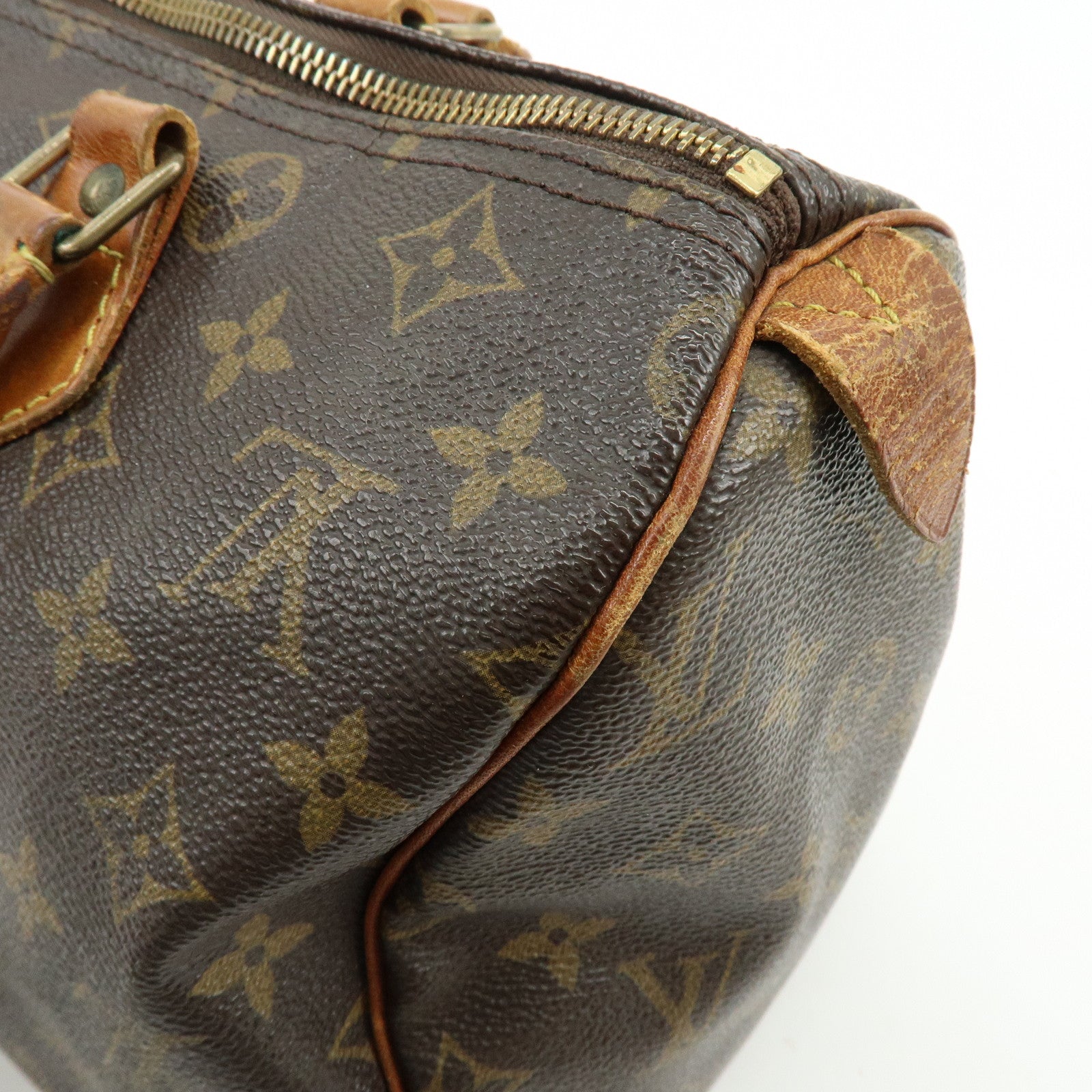 Louis Vuitton Monogram Speedy 30 Boston Bag Hand Bag Brown M41526
