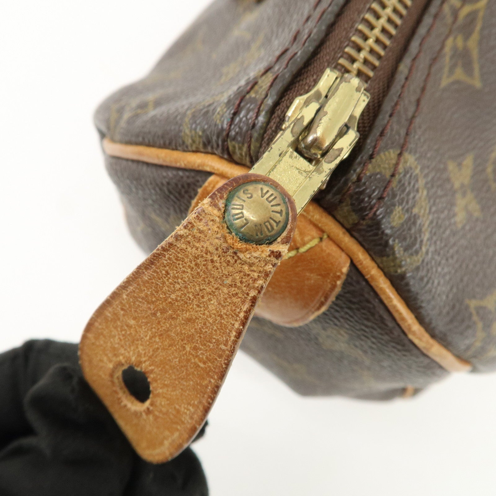 Louis Vuitton Monogram Speedy 25 Boston Bag Hand Bag Brown M41528