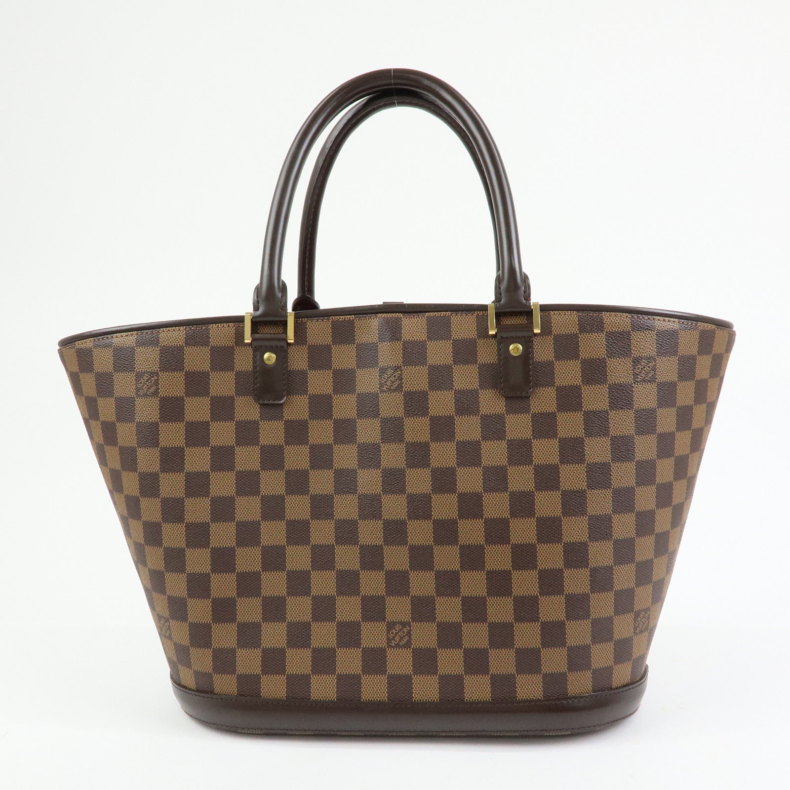 Louis Vuitton Damier Canvas Leather Manosque GM Hand Bag N51120