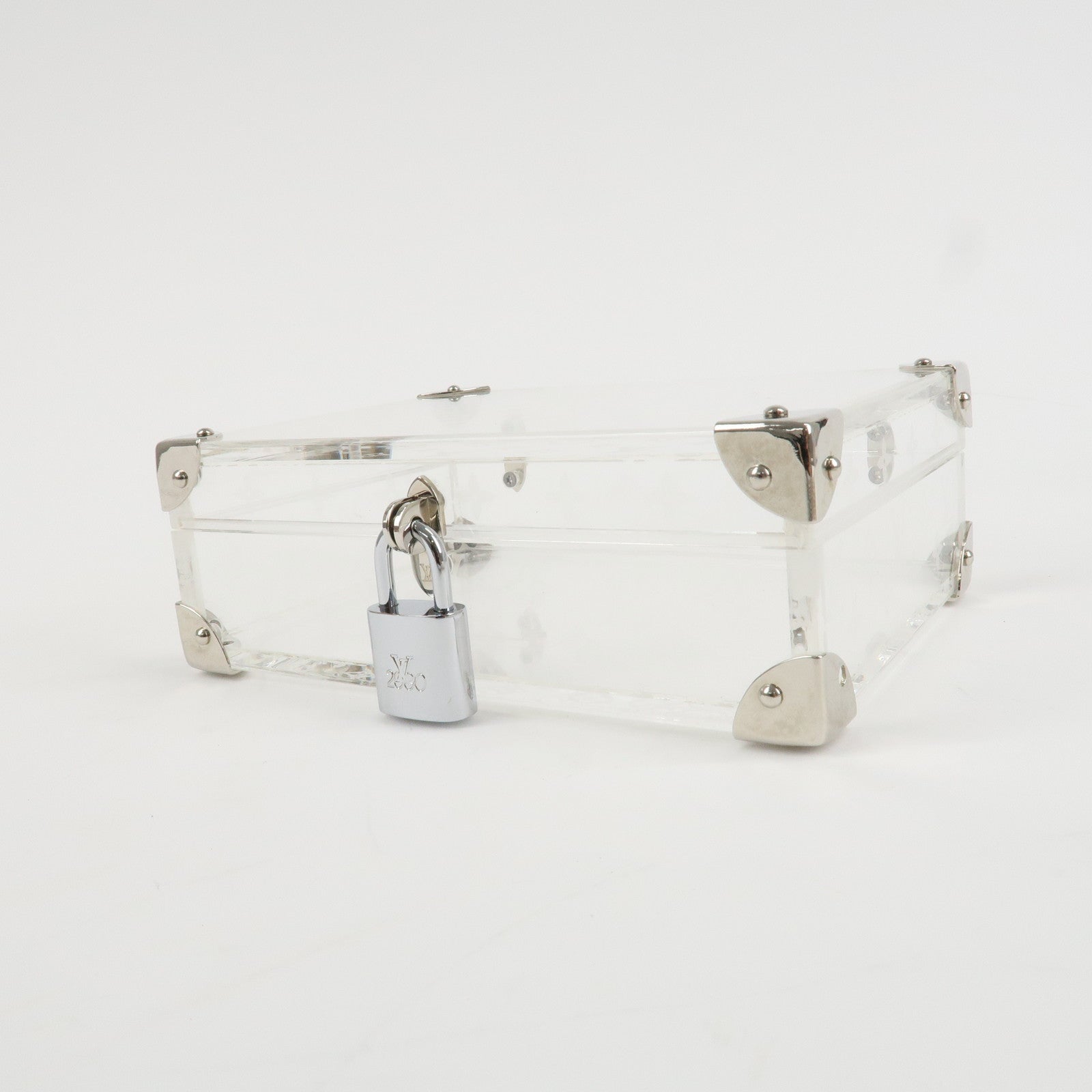 Louis Vuitton Monogram Plastic Love Message Mini Trunk 2000 M99079 Used
