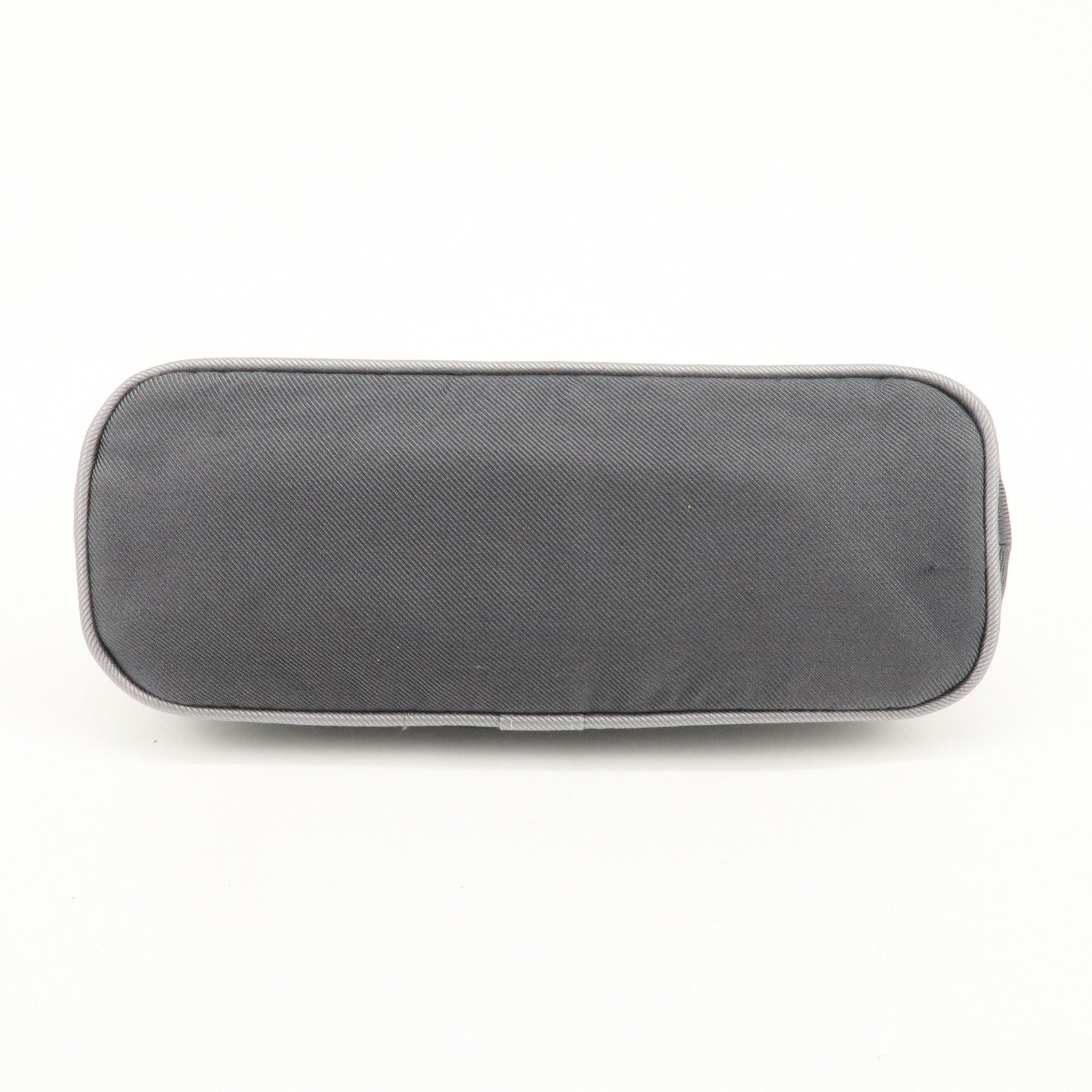 HERMES Bolide Vice Versa PM Cotton Silk Pouch Acier