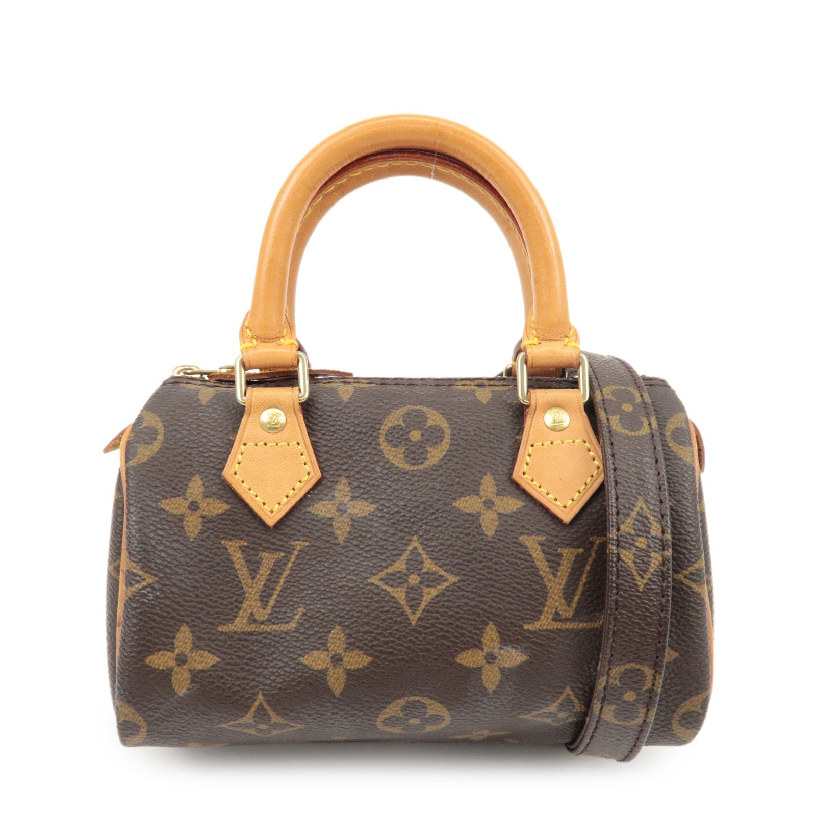 Louis Vuitton Monogram Mini Speedy & Strap M41534 J75010 Used